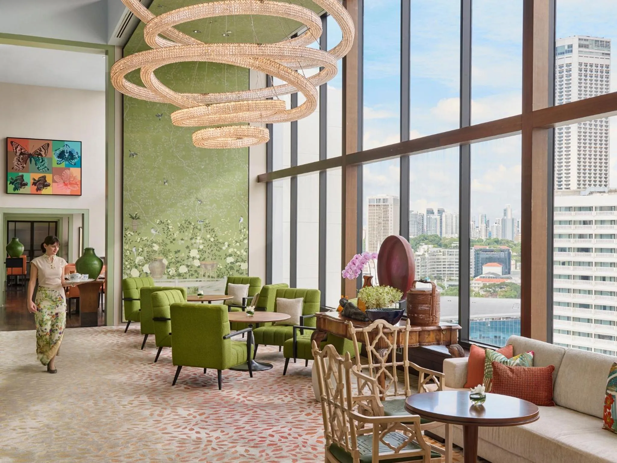 Lounge or bar in Mandarin Oriental, Singapore