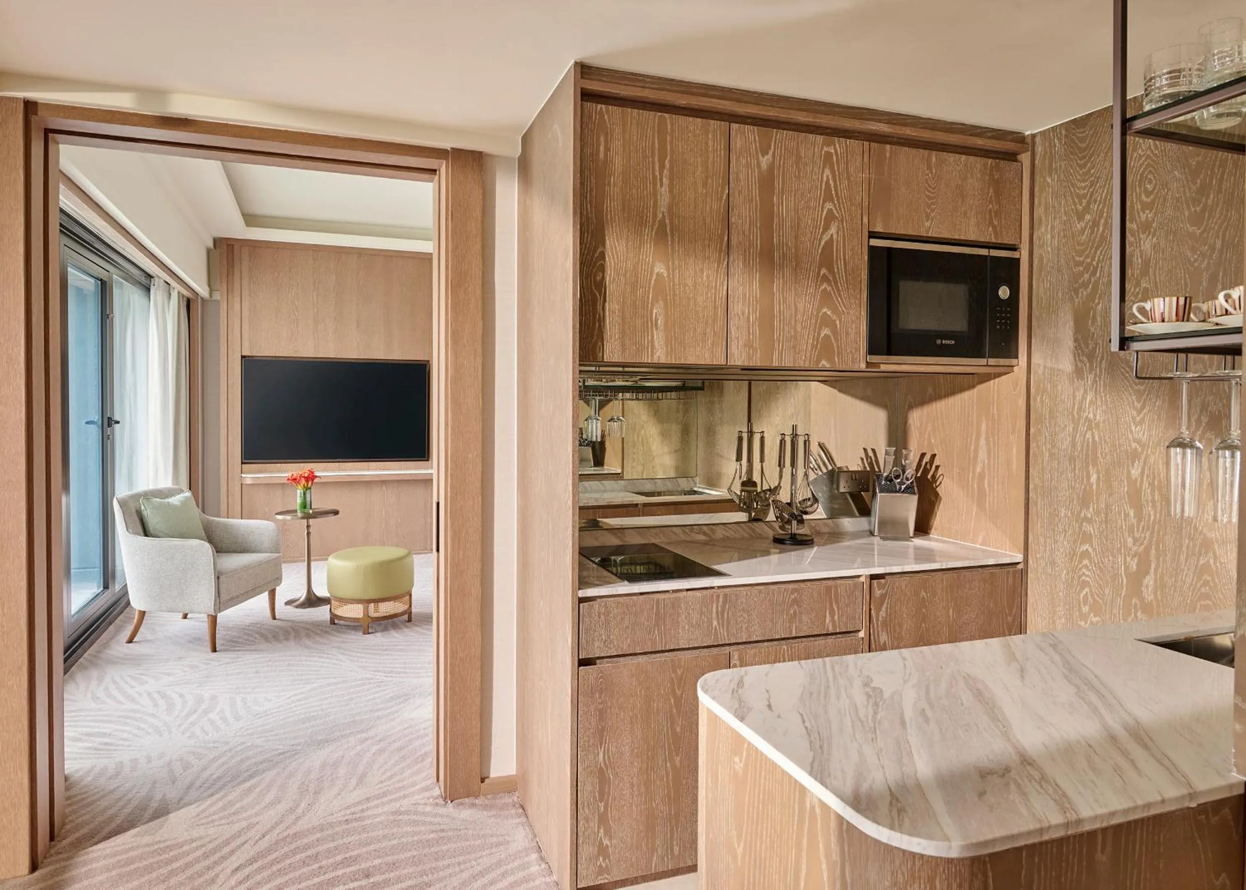 Kitchen or kitchenette in Mandarin Oriental, Singapore