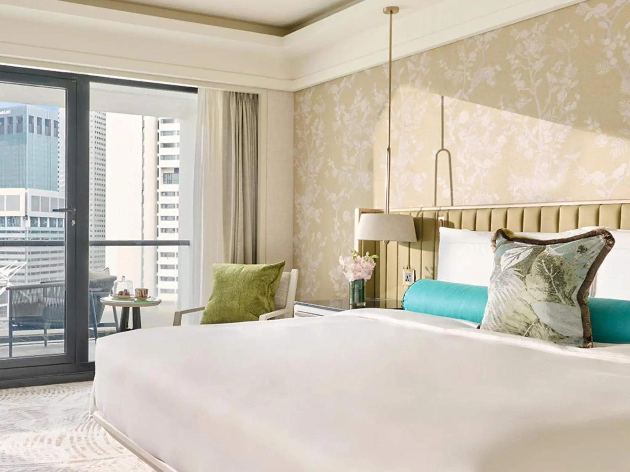 Bed in Mandarin Oriental, Singapore Bed in Mandarin Oriental, Singapore