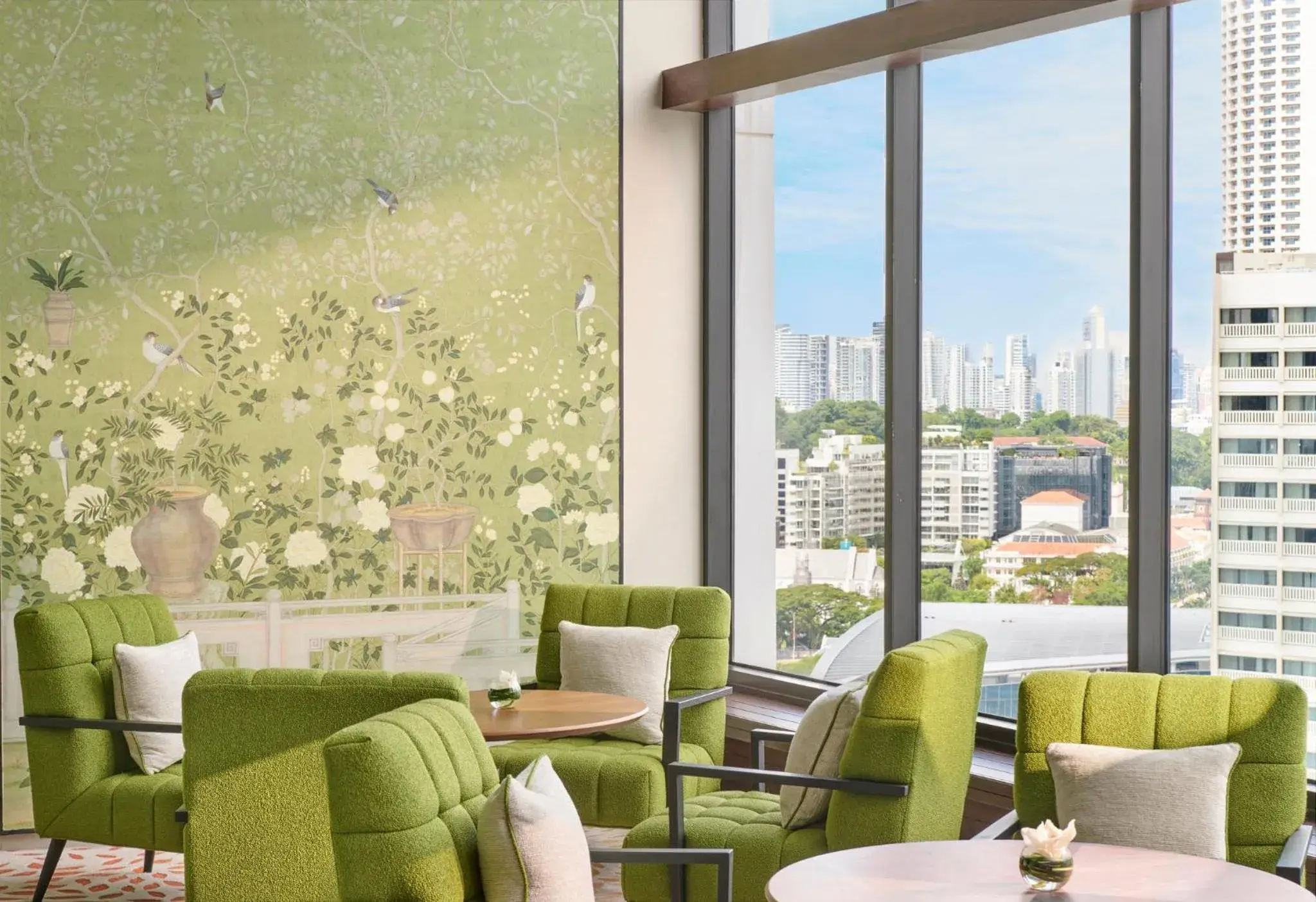 Lobby or reception in Mandarin Oriental, Singapore Lobby or reception in Mandarin Oriental, Singapore