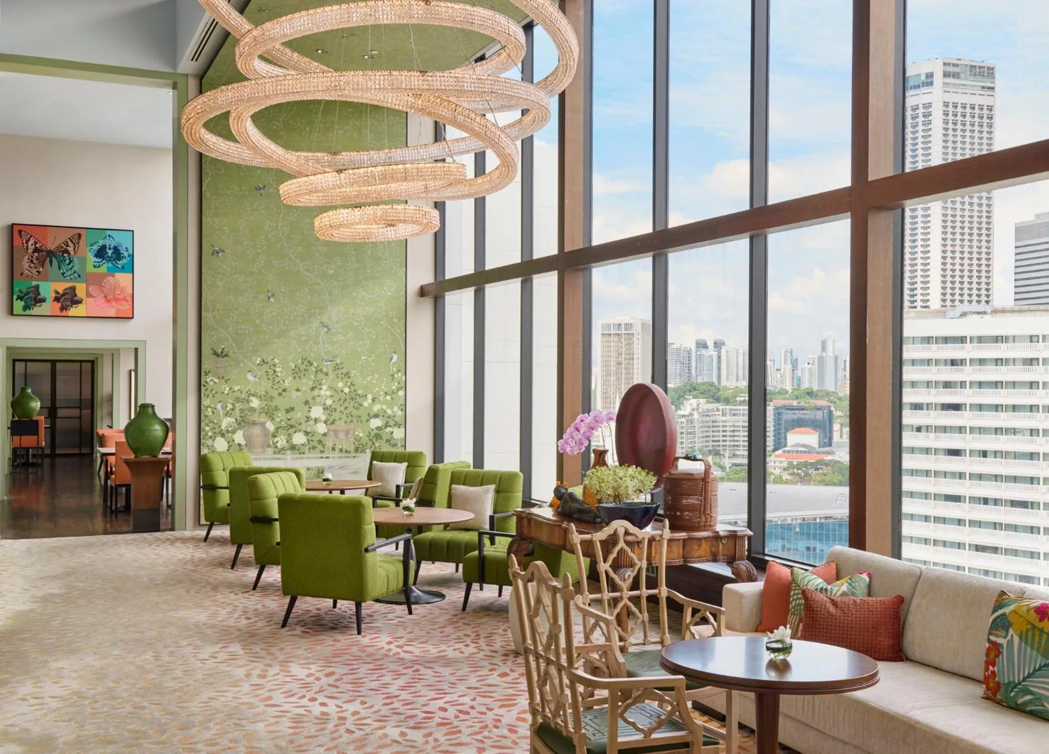 Decorative detail in Mandarin Oriental, Singapore