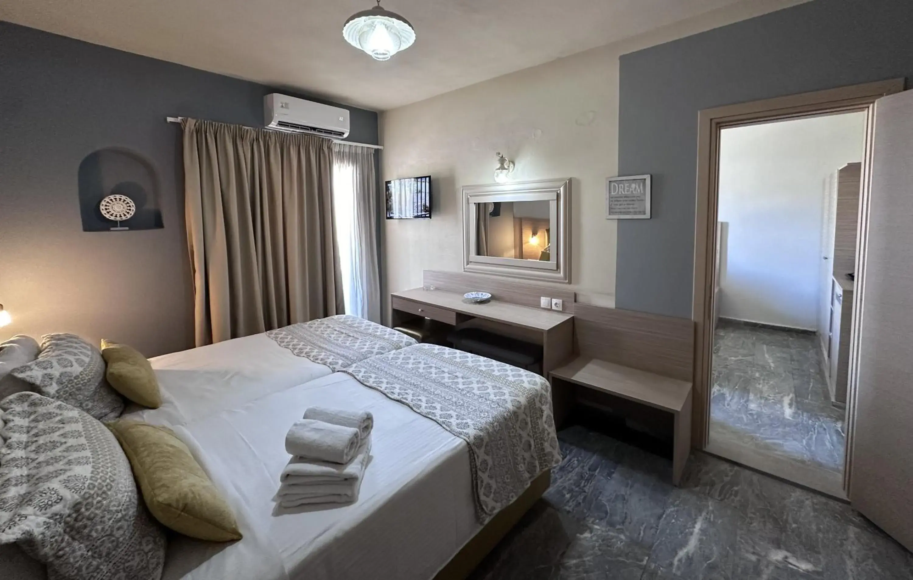 Bedroom, Bed in Thalia deco City & Beach Hotel Bedroom, Bed in Thalia deco City & Beach Hotel