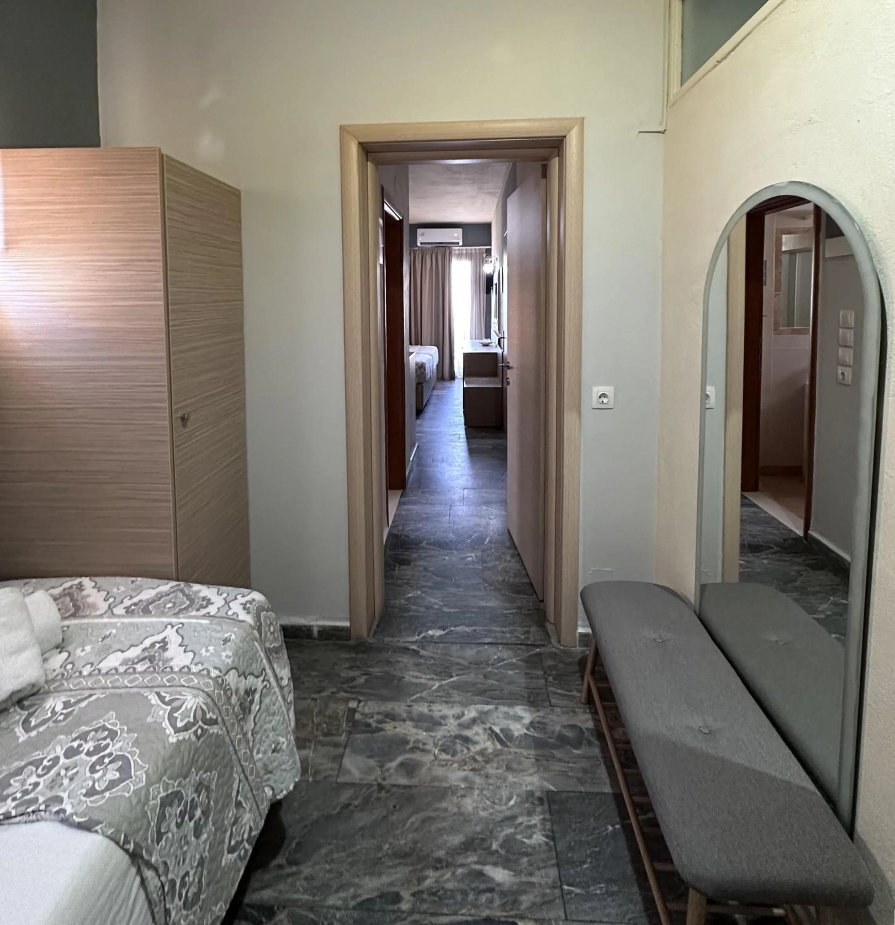 Bed in Thalia deco City & Beach Hotel