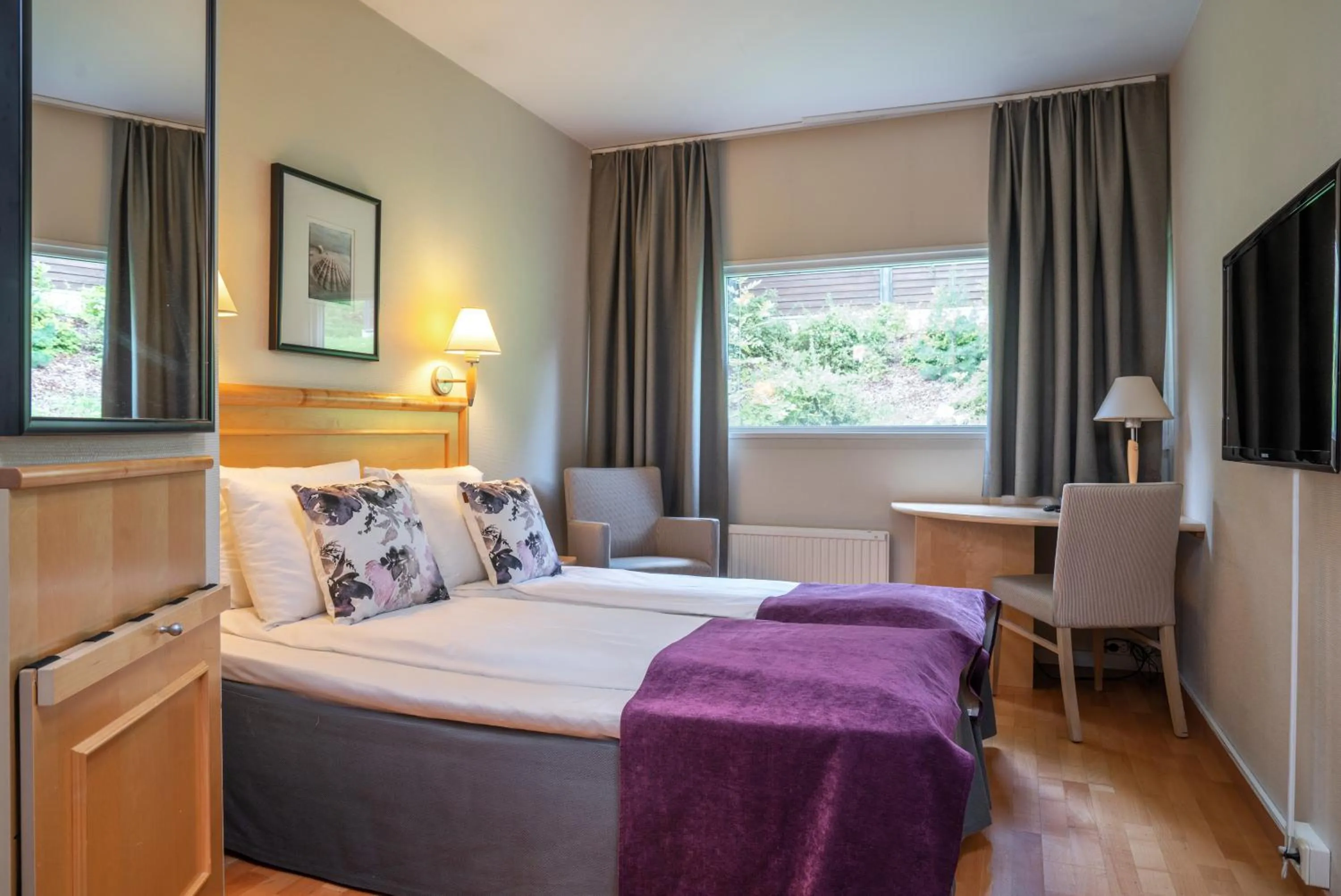 Bed in Thon Hotel Vettre