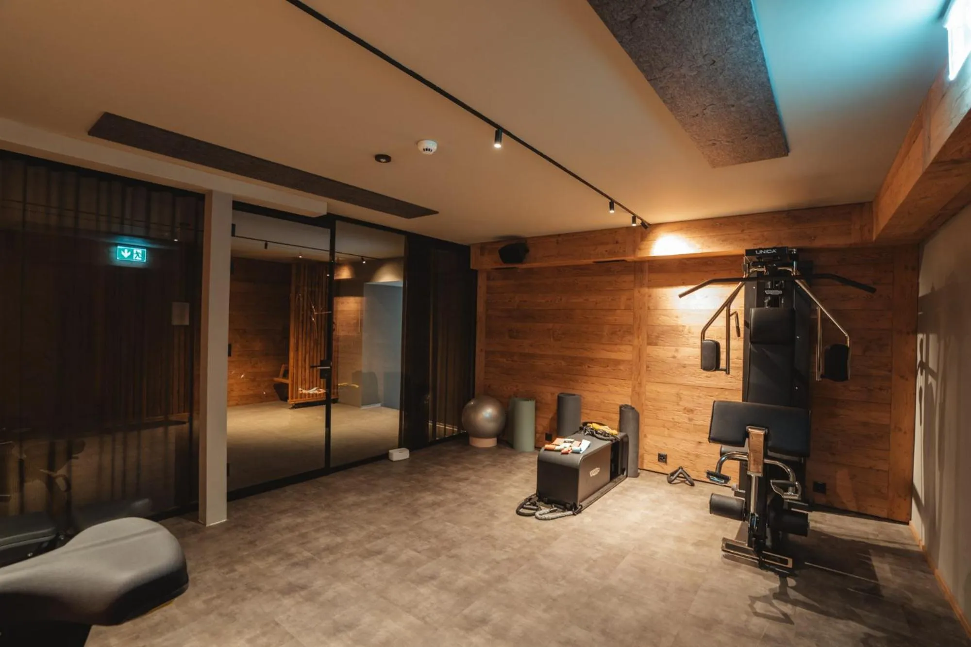 Fitness centre/facilities in Hotel Matterhornblick