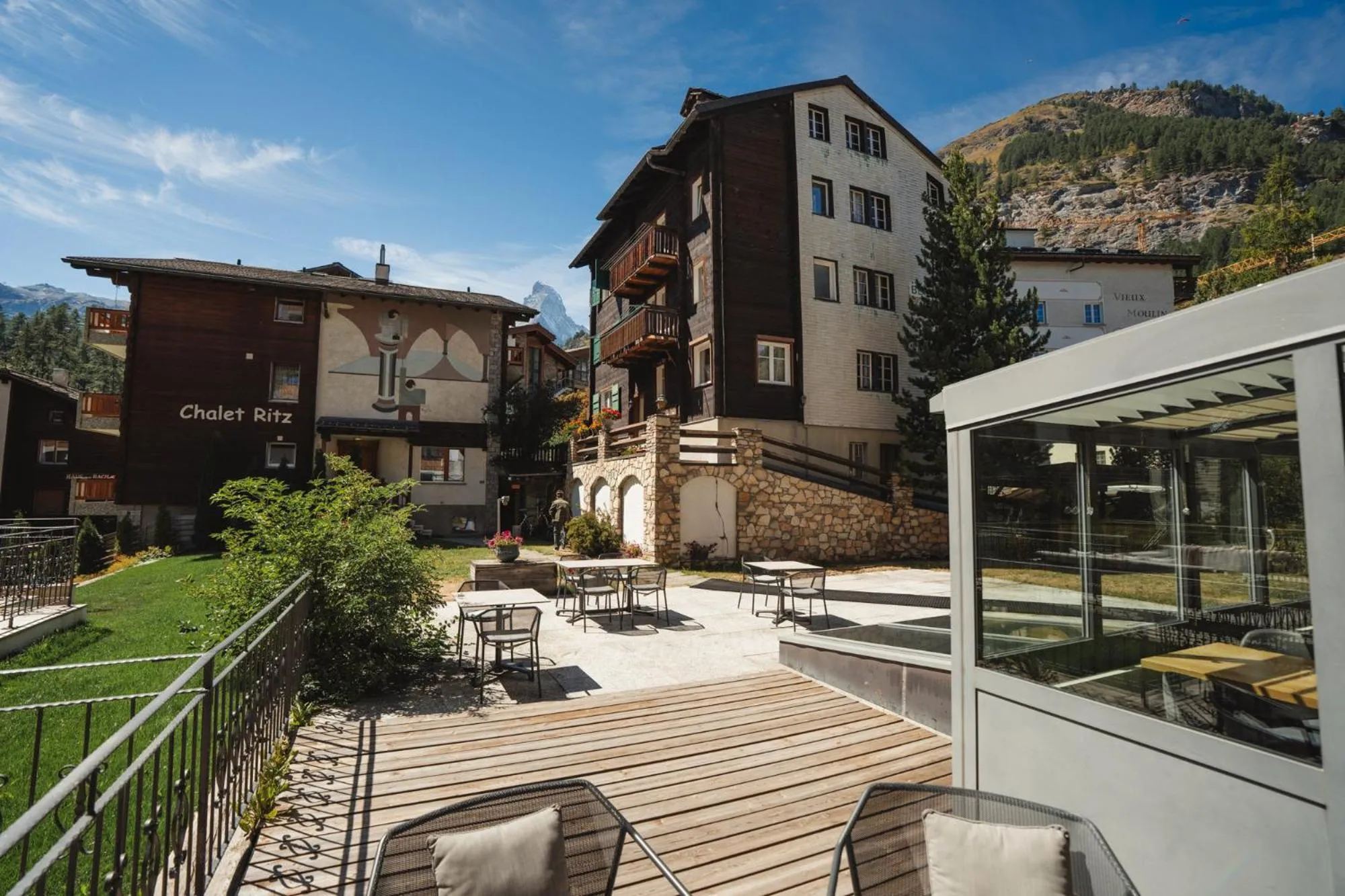 Property building in Hotel Matterhornblick