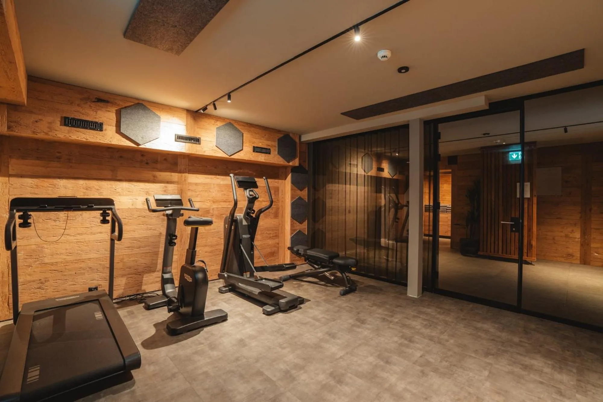 Fitness centre/facilities in Hotel Matterhornblick