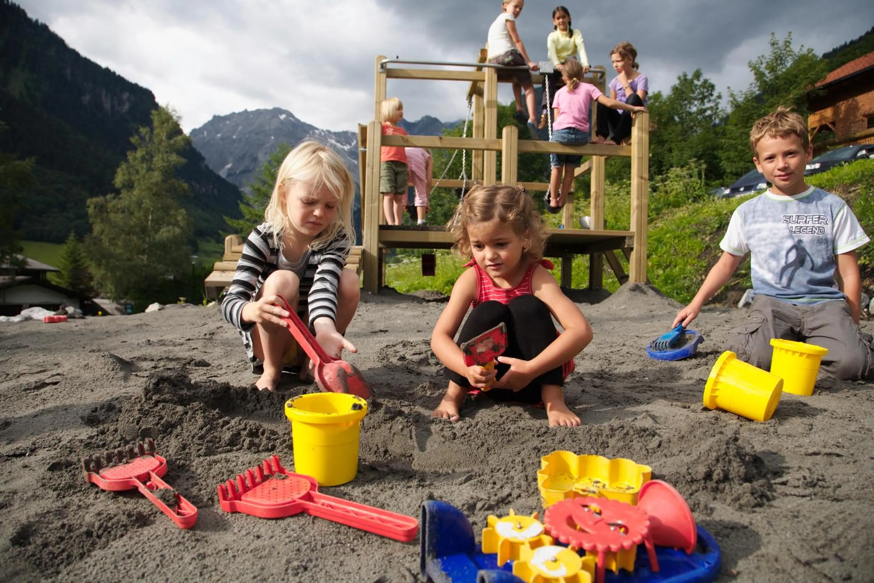 Children play ground in Familienhotel Lagant