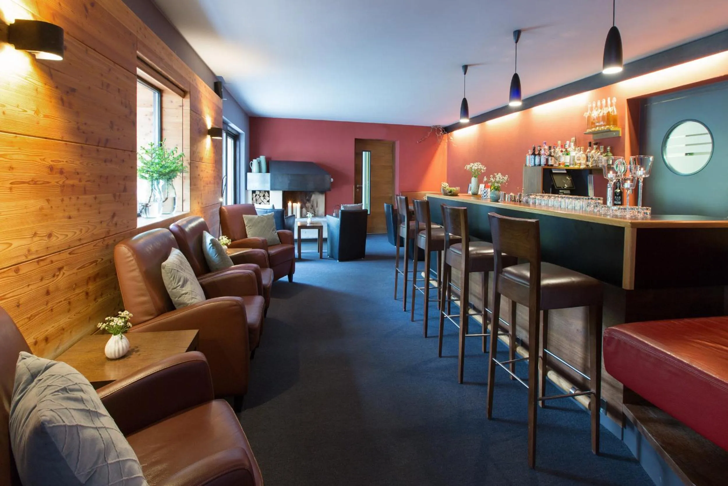 Lounge or bar in Familienhotel Mateera Gargellen / Montafon