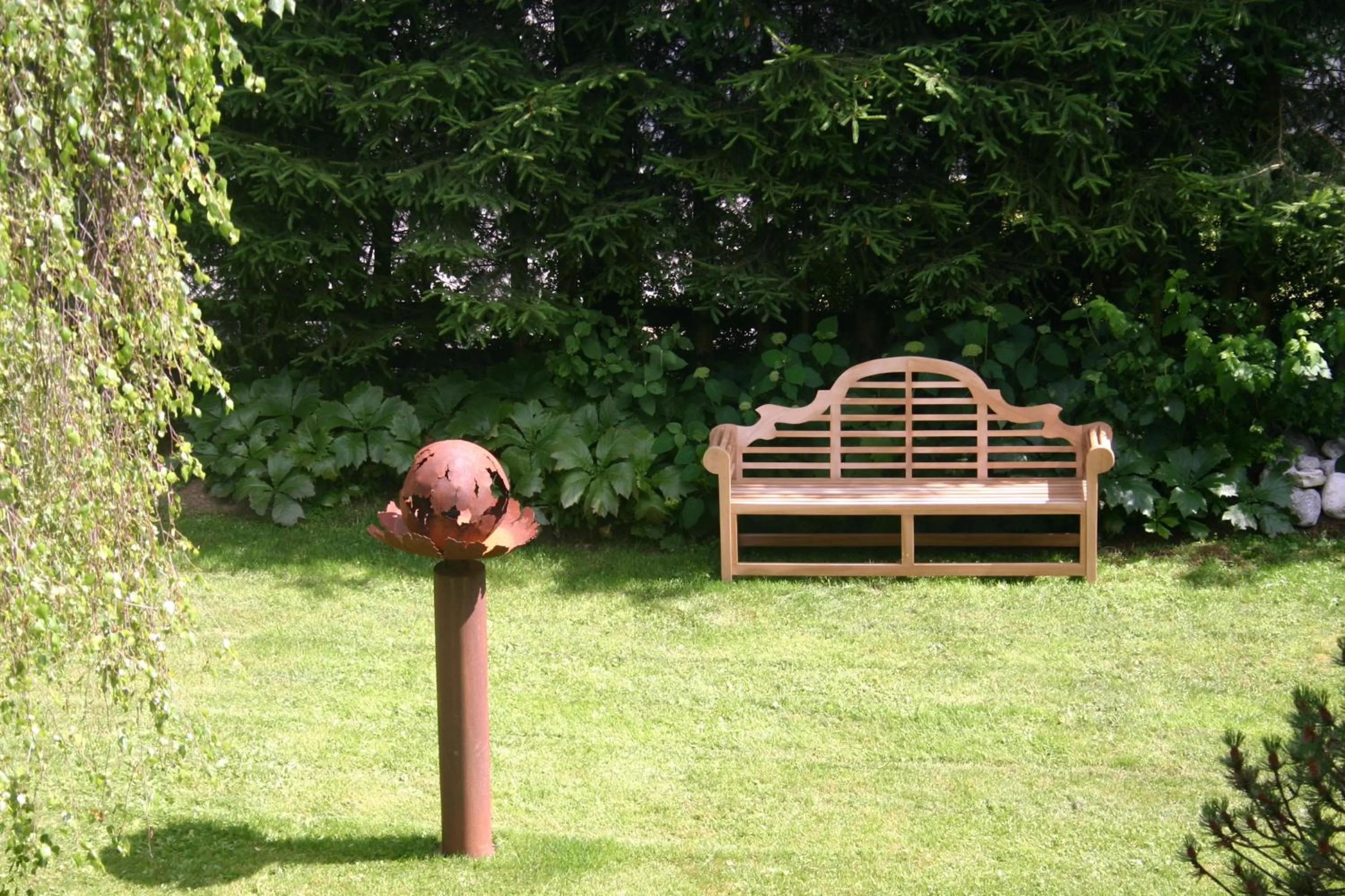 Garden in Ferienwohnungen Familie Wetzlinger