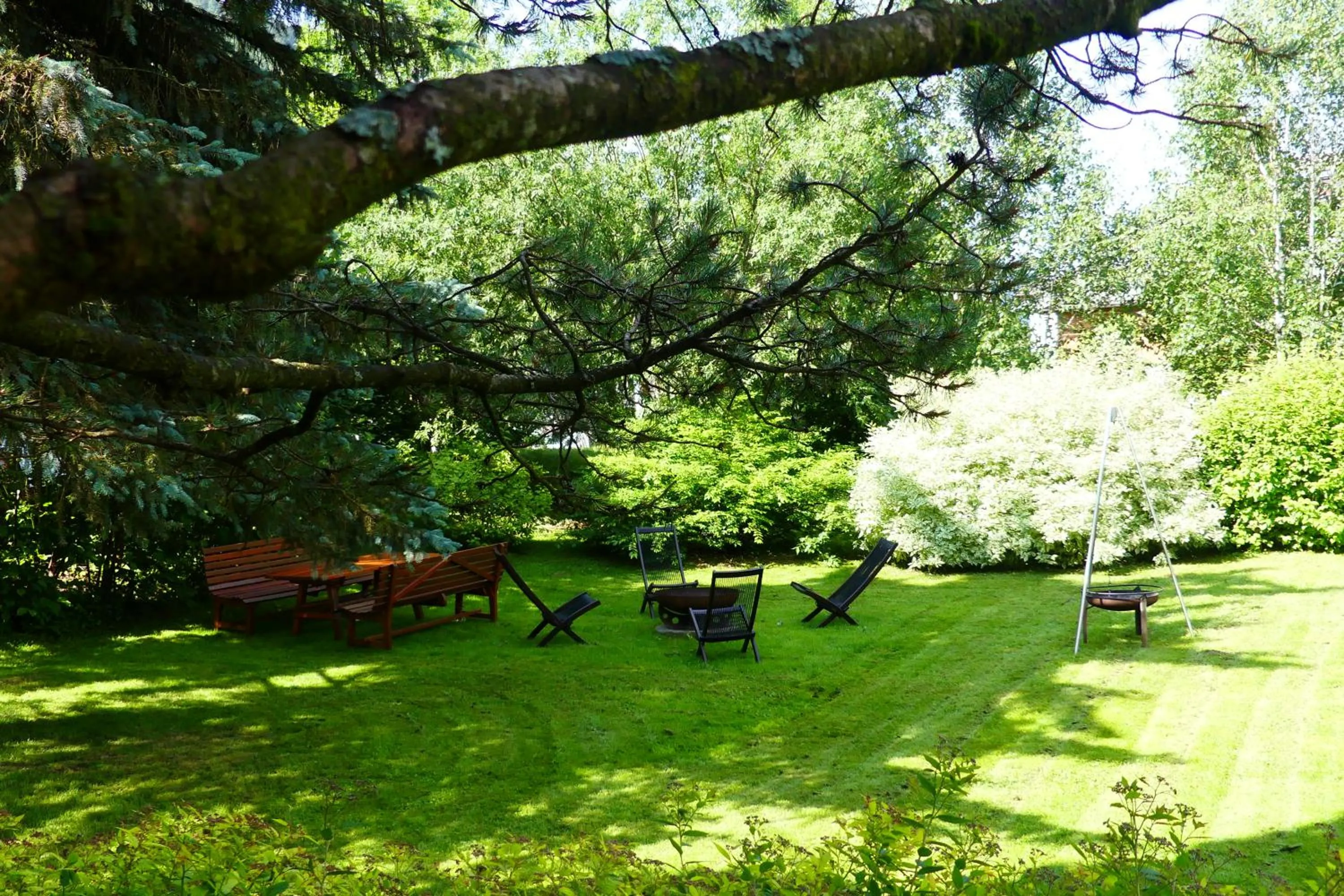 Garden view in Ferienwohnungen Familie Wetzlinger
