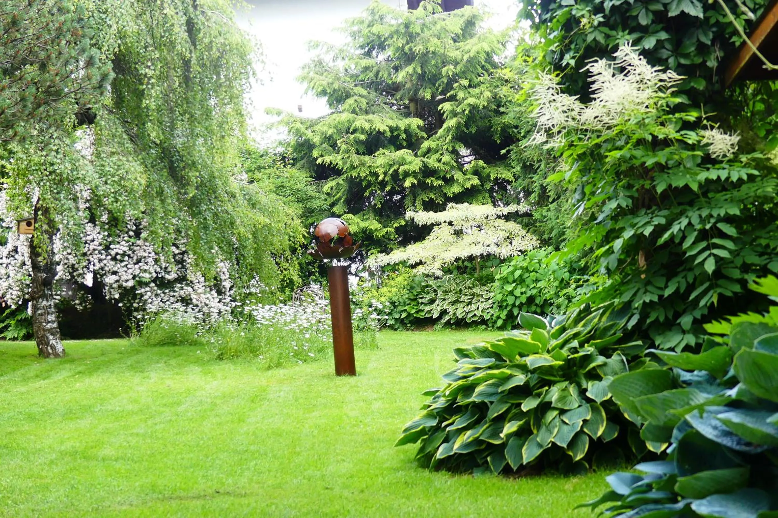 Garden view in Ferienwohnungen Familie Wetzlinger