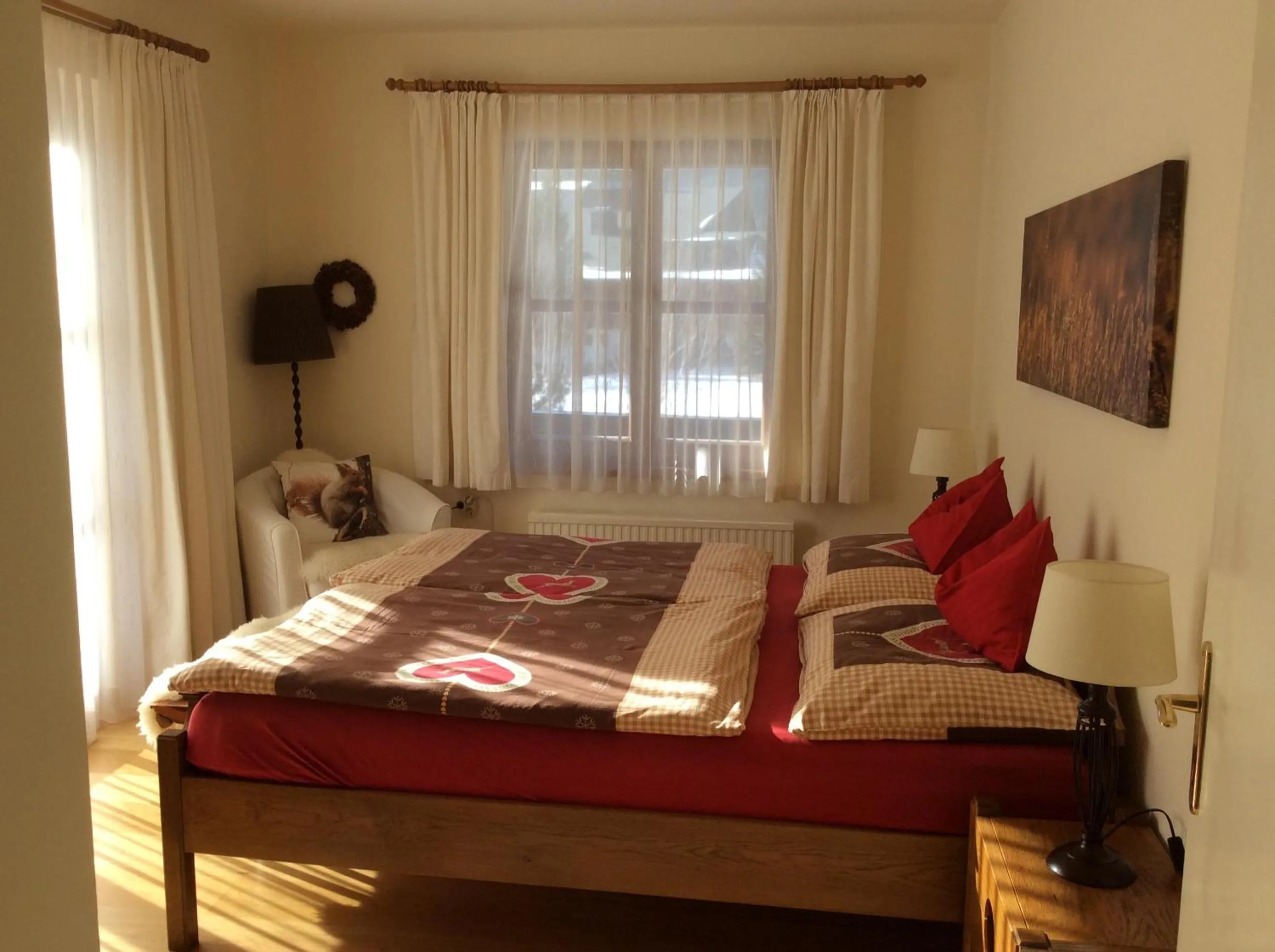 Bed in Ferienwohnungen Familie Wetzlinger
