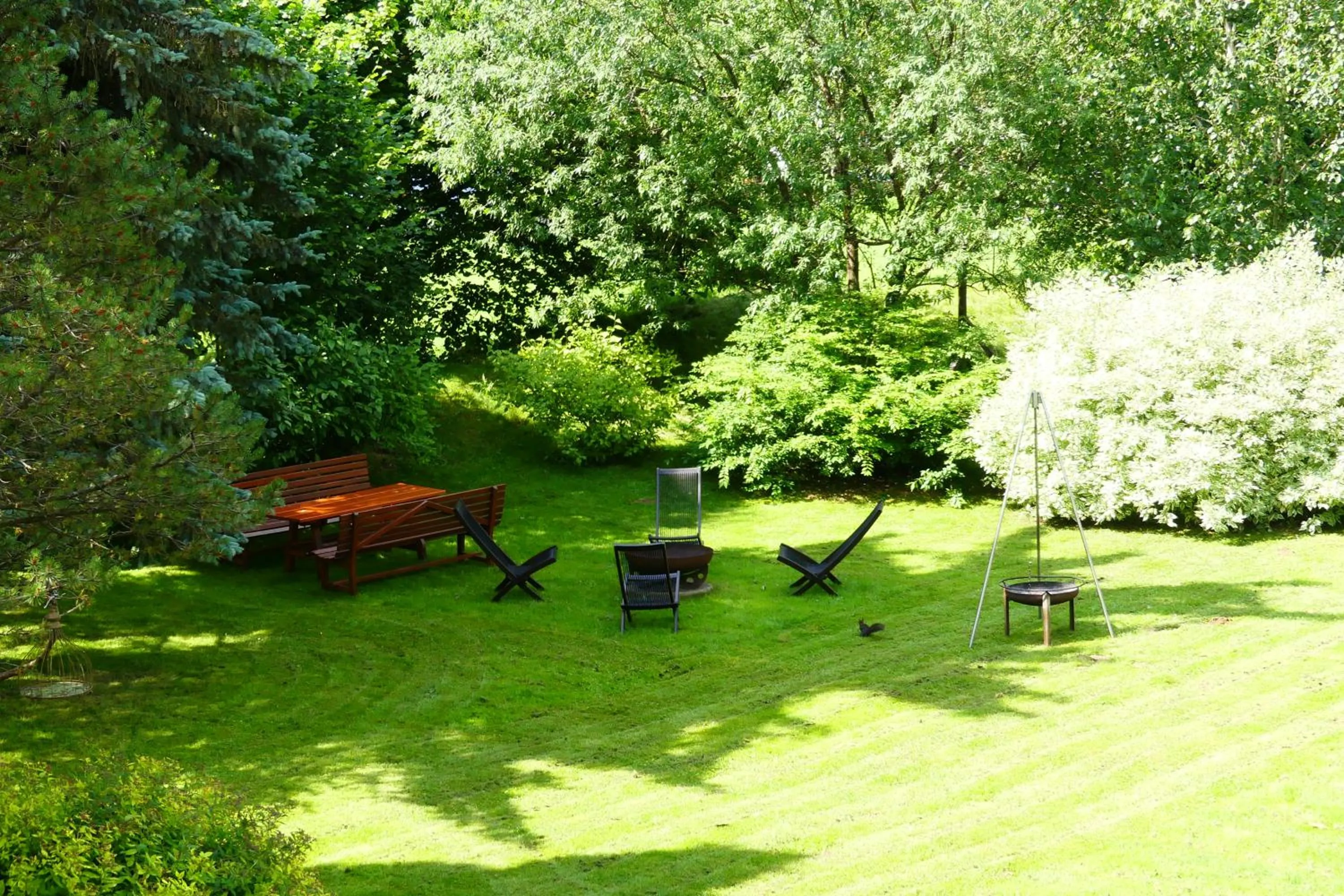 Garden view in Ferienwohnungen Familie Wetzlinger