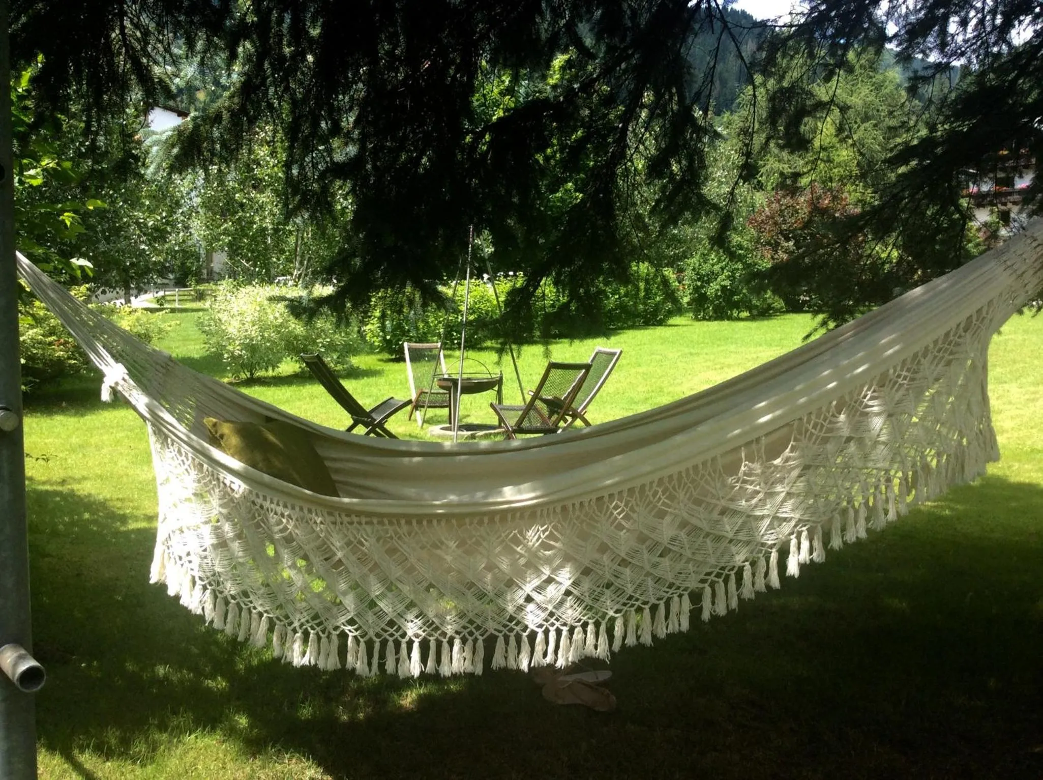 Garden in Ferienwohnungen Familie Wetzlinger