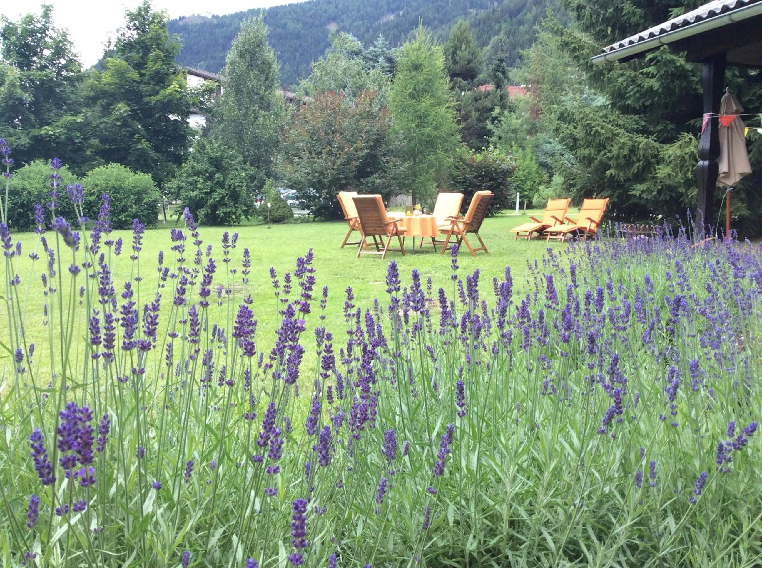 Garden in Ferienwohnungen Familie Wetzlinger