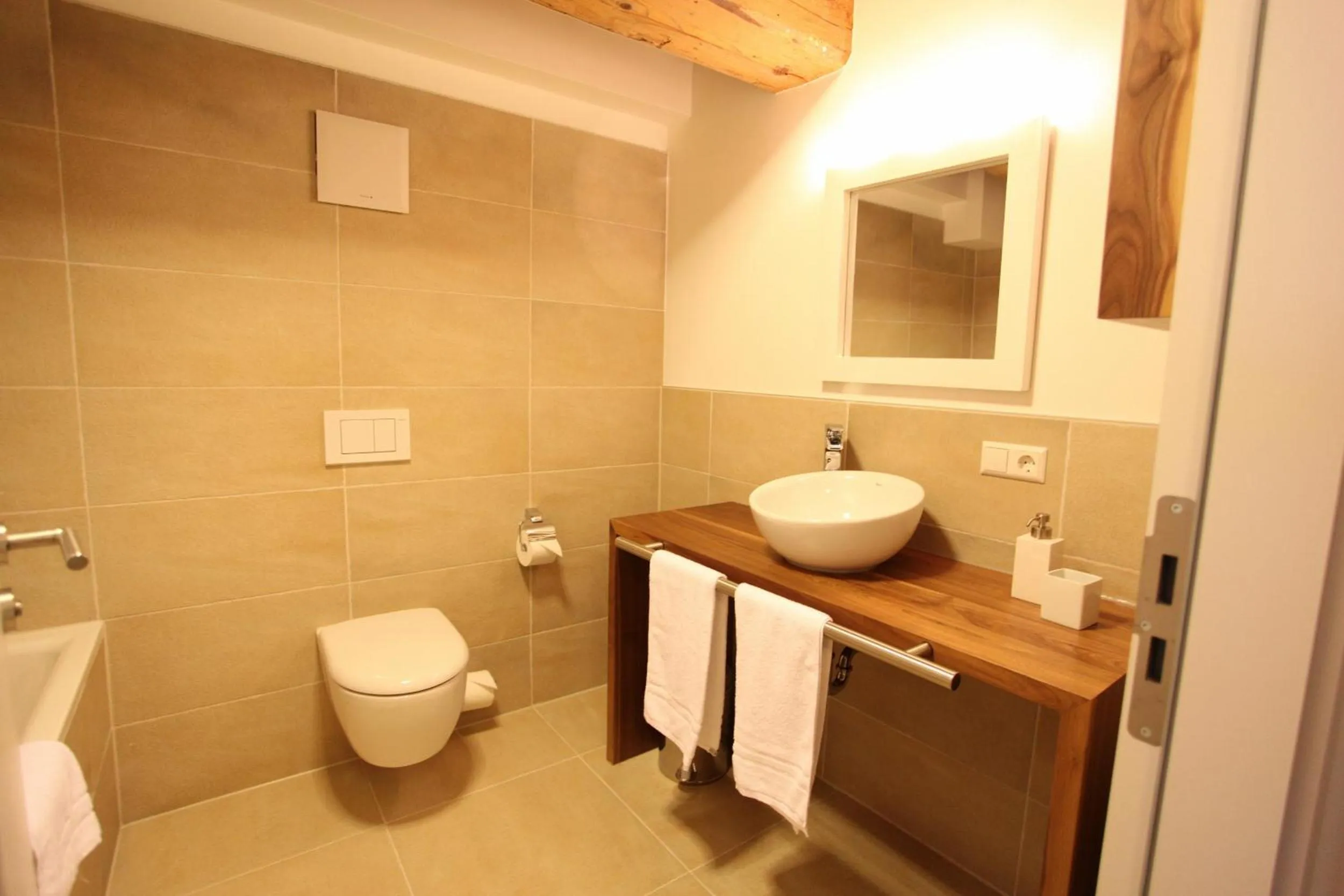 Bathroom in hotel rainhof scheune & naturpark restaurant (Kirchzarten)