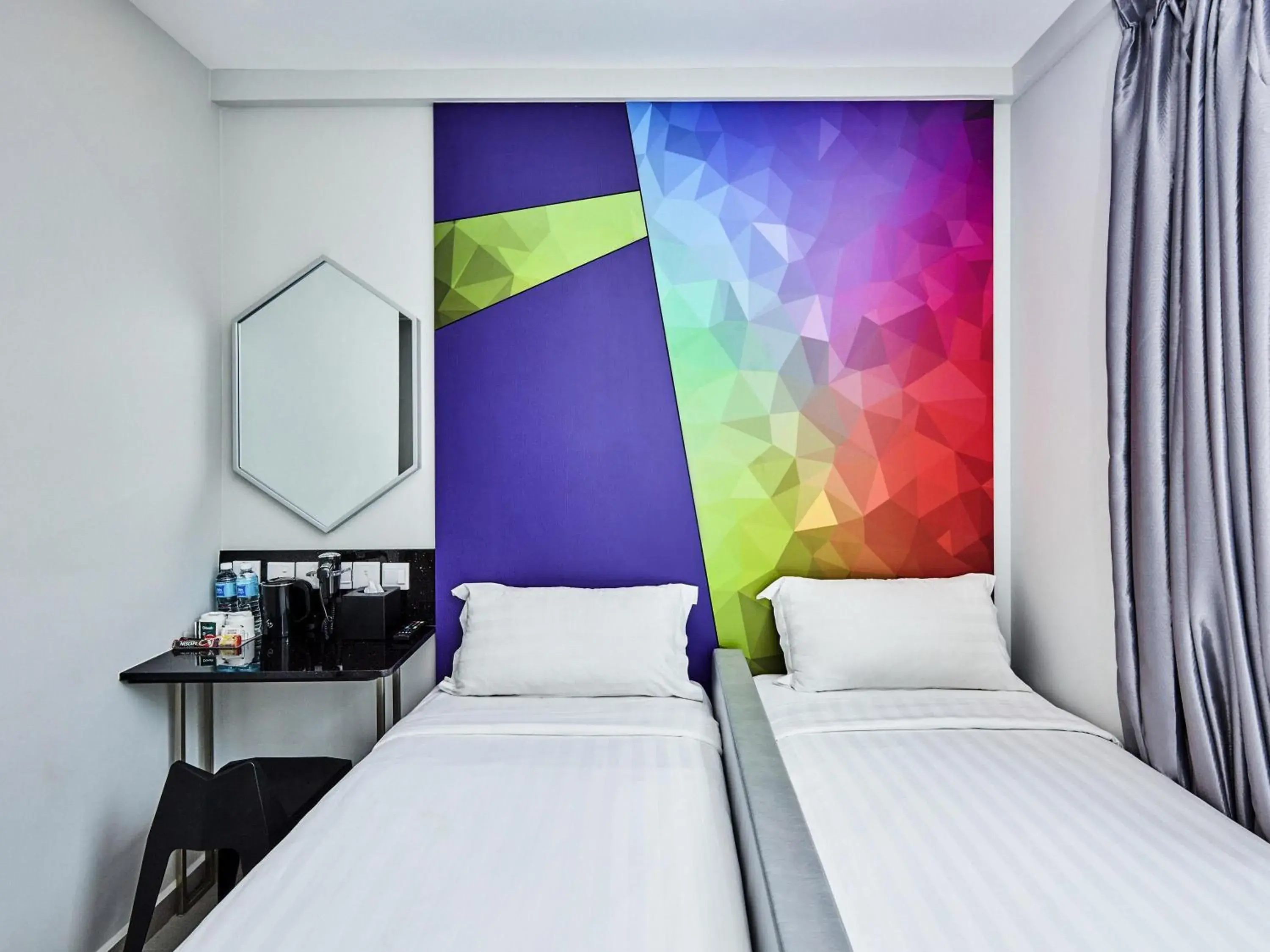 Bedroom, Bed in ibis budget Singapore Ametrine Bedroom, Bed in ibis budget Singapore Ametrine
