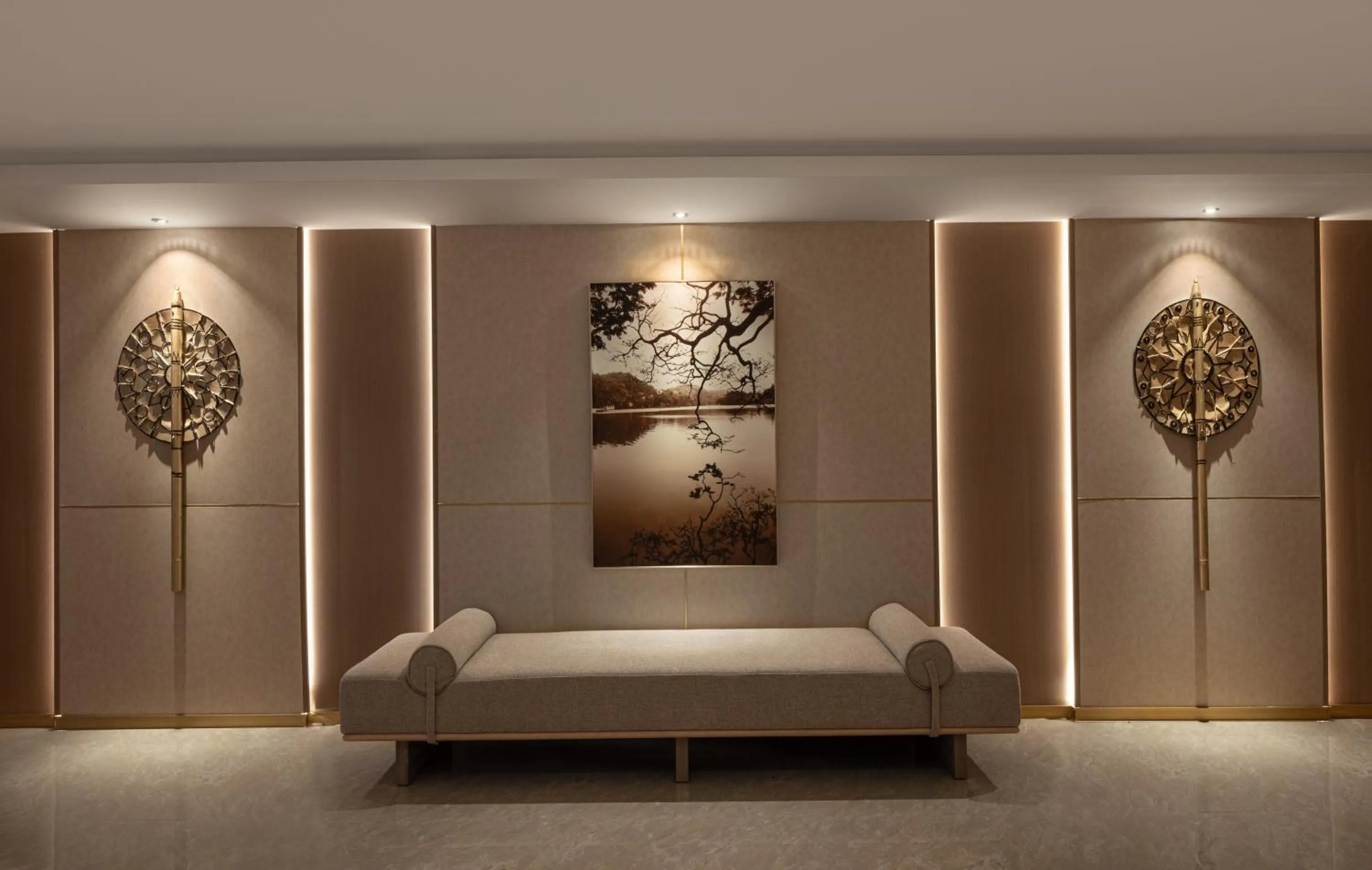 Decorative detail in The Golden Crown Hotel