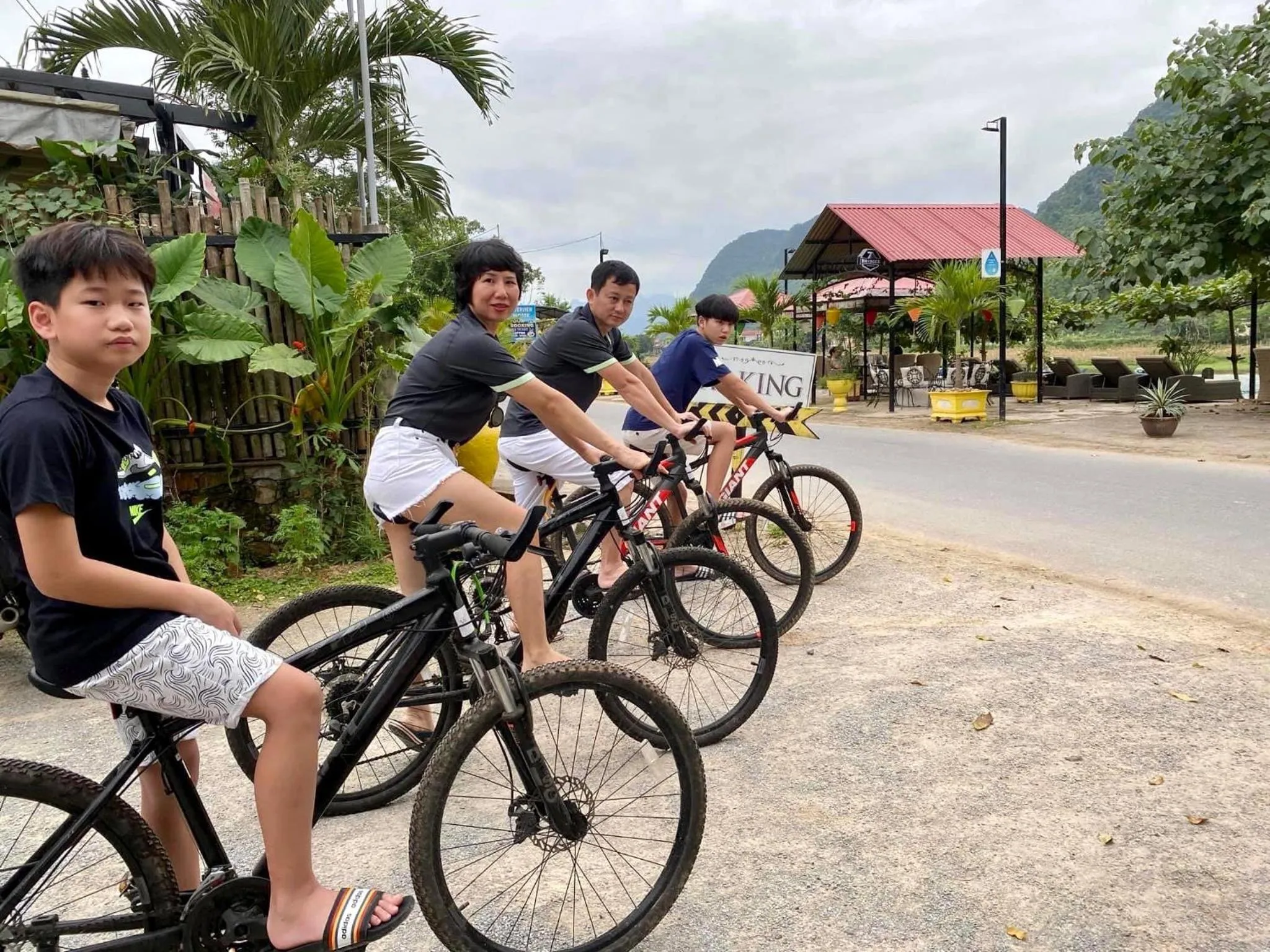 Cycling in Victory Road Villas