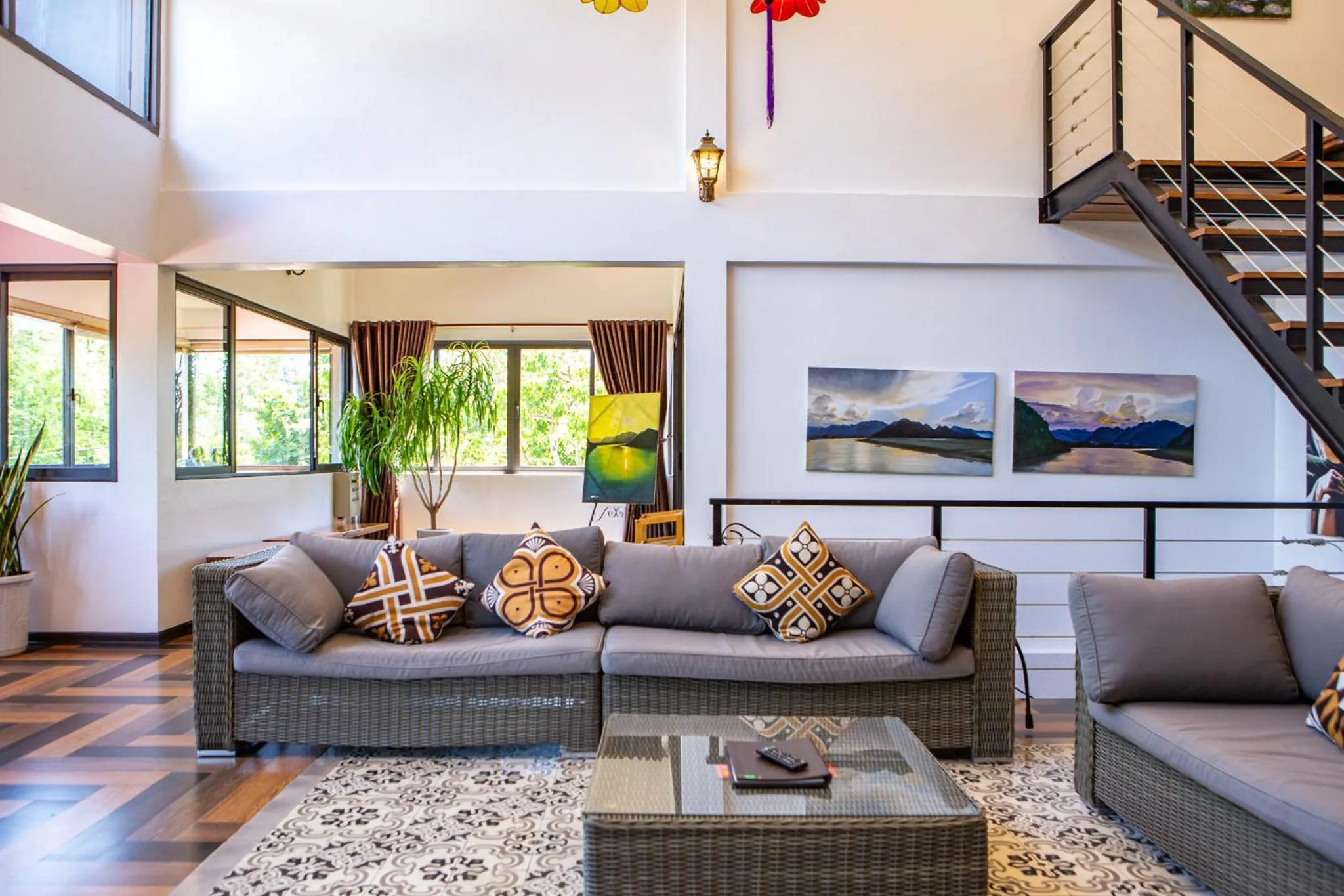 Living room in Victory Road Villas