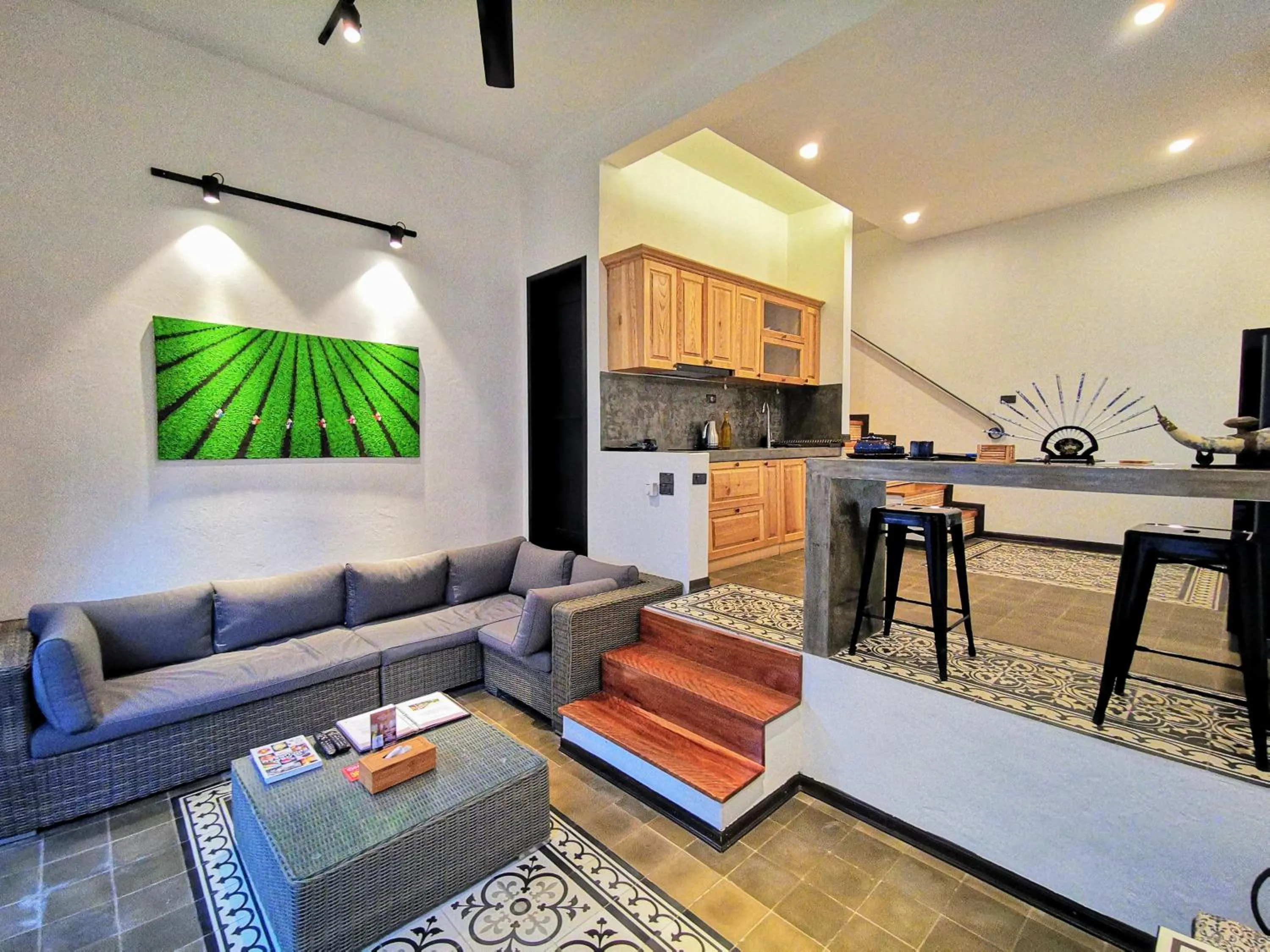 Living room in Victory Road Villas