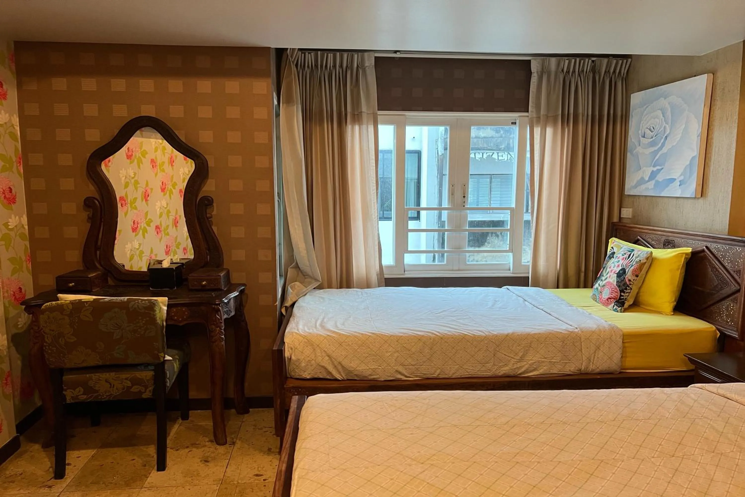 Bed in Sabai Sabai@Sukhumvit Hotel