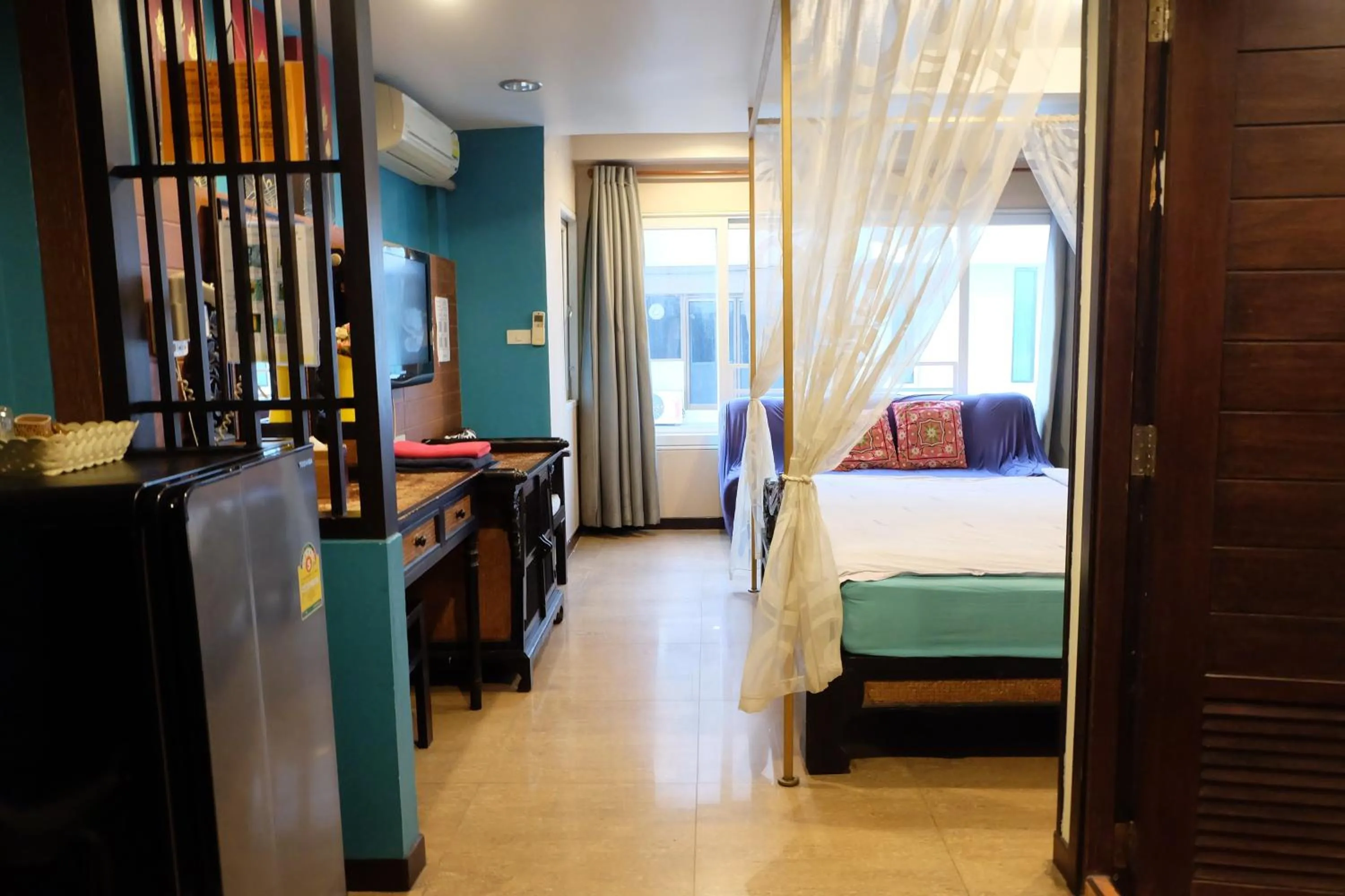 Bed in Sabai Sabai@Sukhumvit Hotel