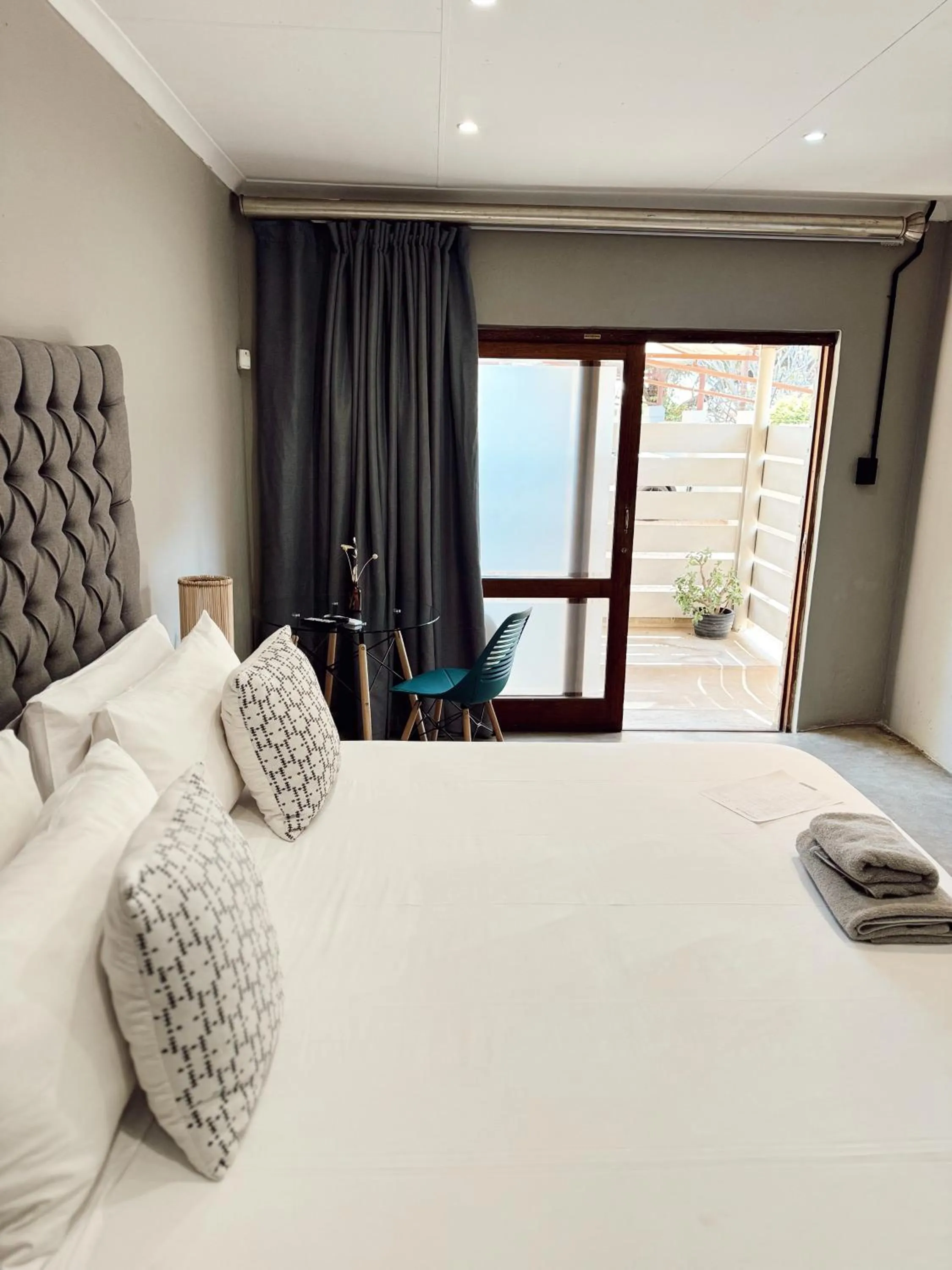 Bed in Lighthouse Guesthouse & Cafe