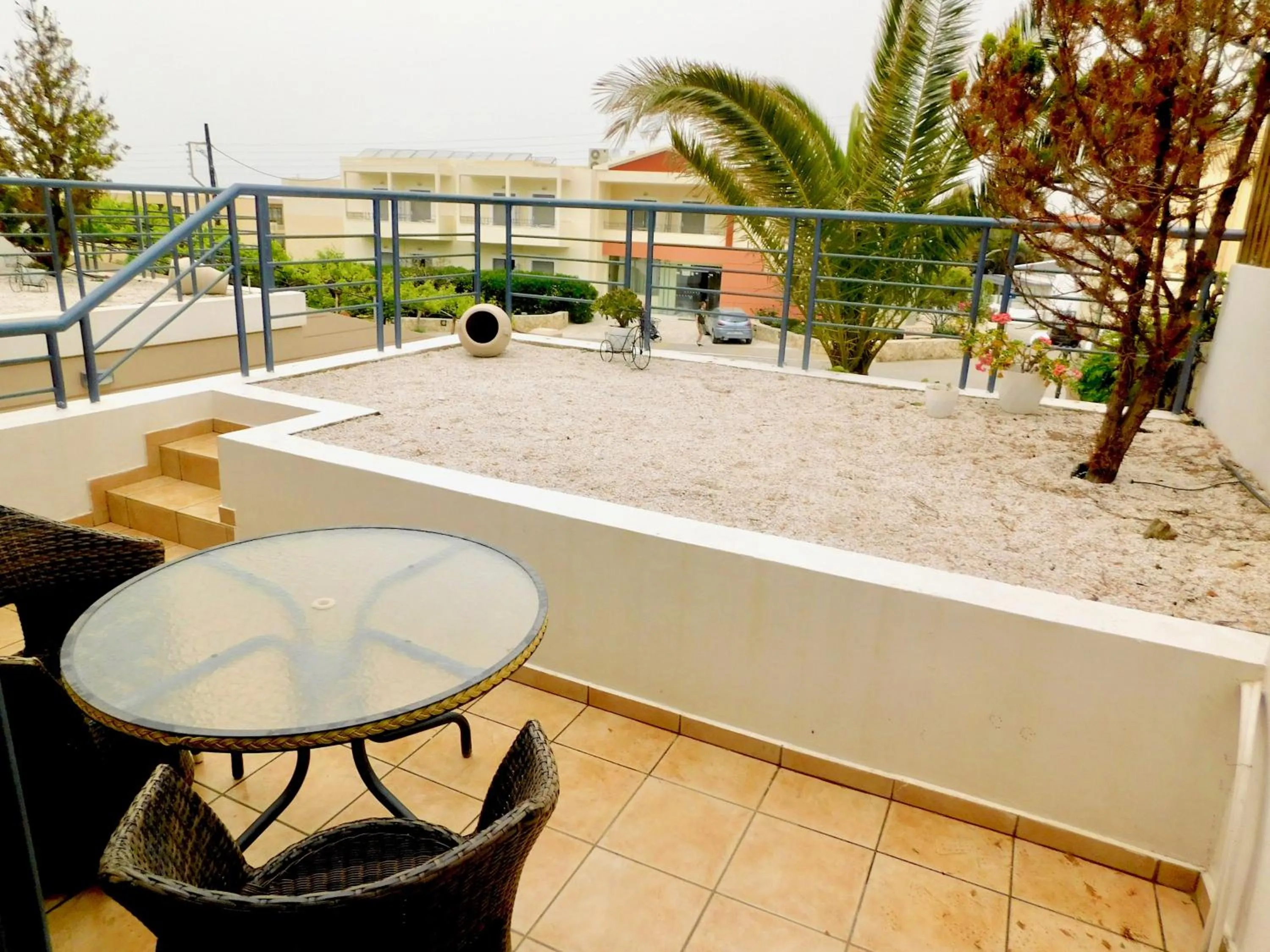 Patio in Elizabeth Suites