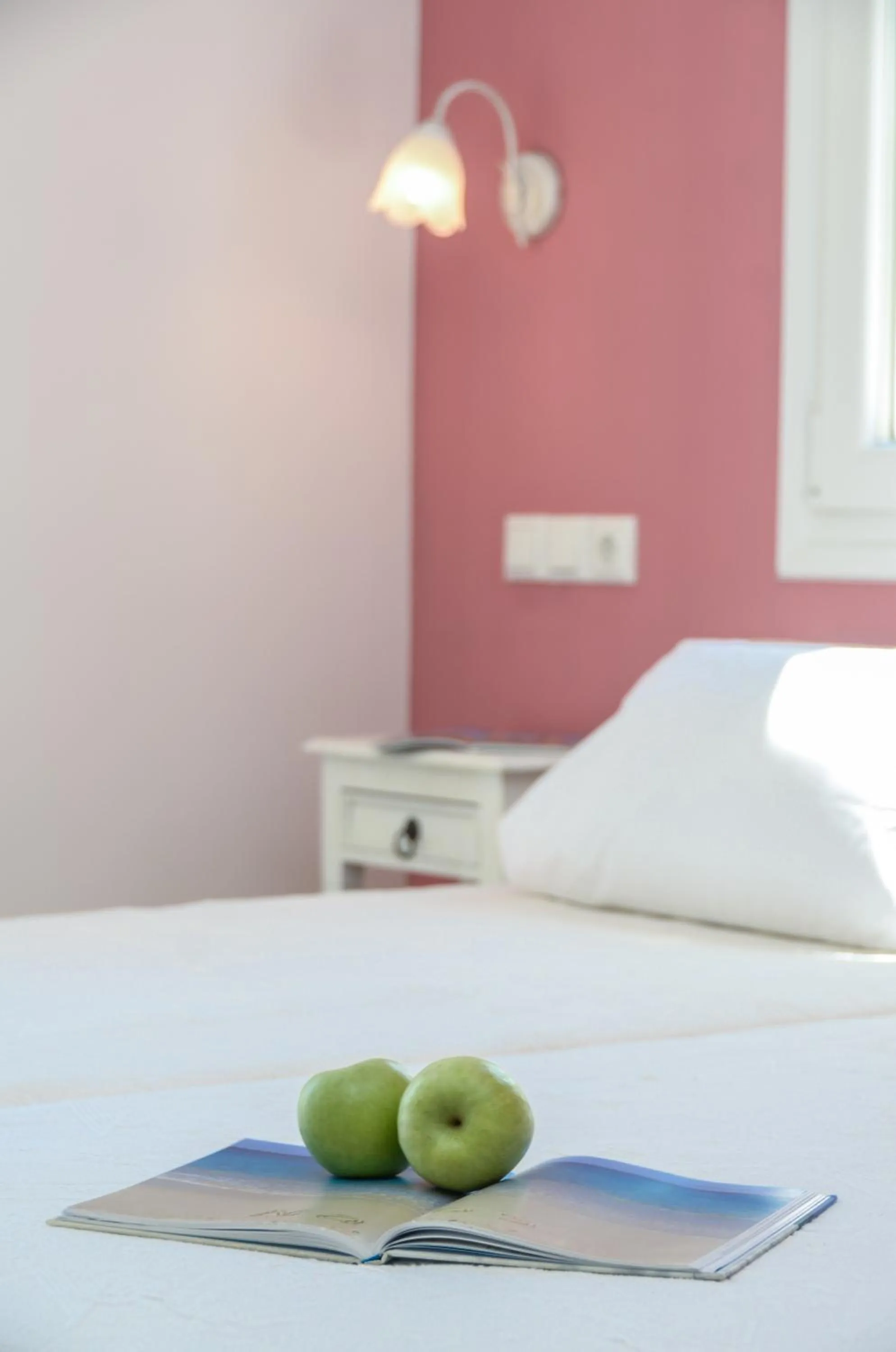 Bed in Naxos Luxury Villas