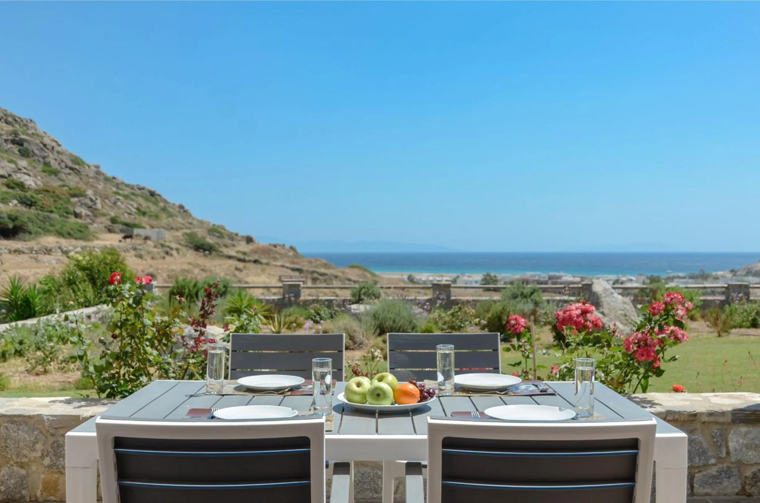 Balcony/Terrace in Naxos Luxury Villas