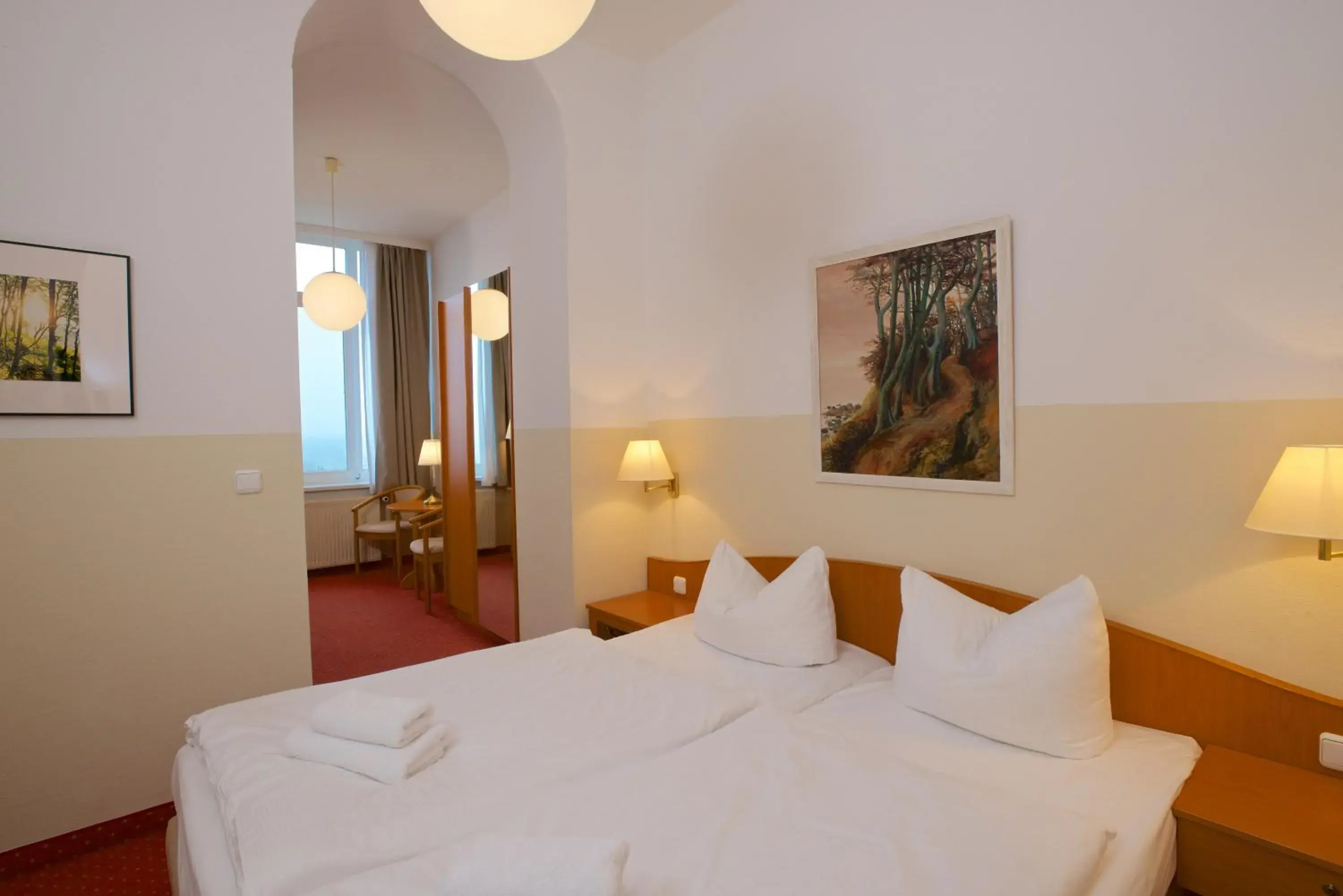 Standard Double Room with Sea View - single occupancy - Main Building in Panorama Hotel Lohme Standard Double Room with Sea View - single occupancy - Main Building in Panorama Hotel Lohme