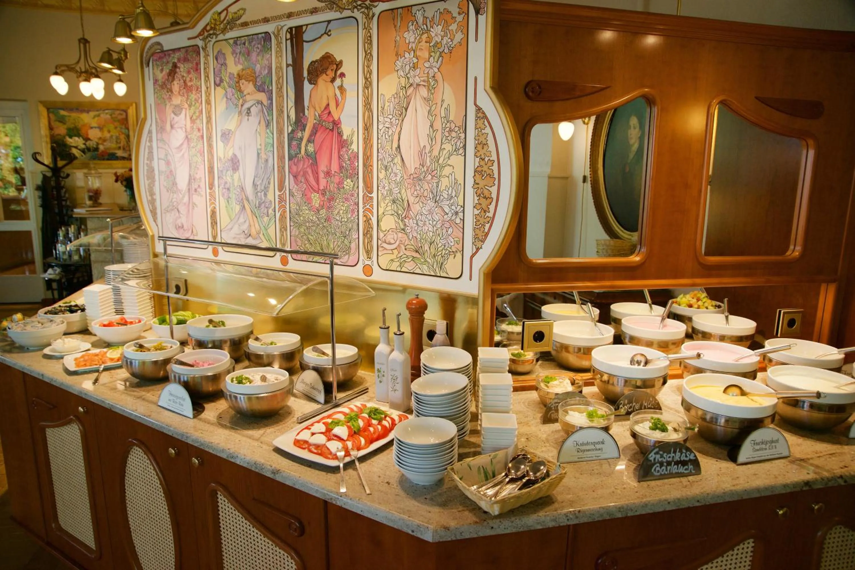 Buffet breakfast in Panorama Hotel Lohme