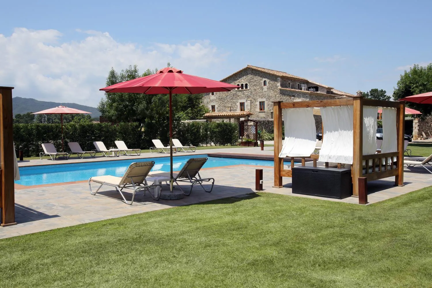 Swimming pool in Mas la Casassa