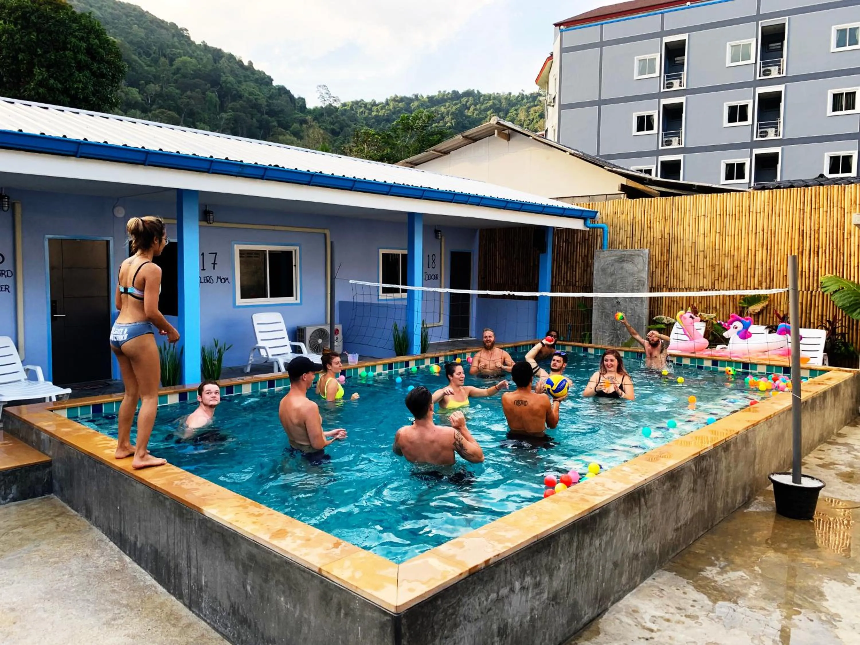 Swimming pool in Slumber Party Krabi