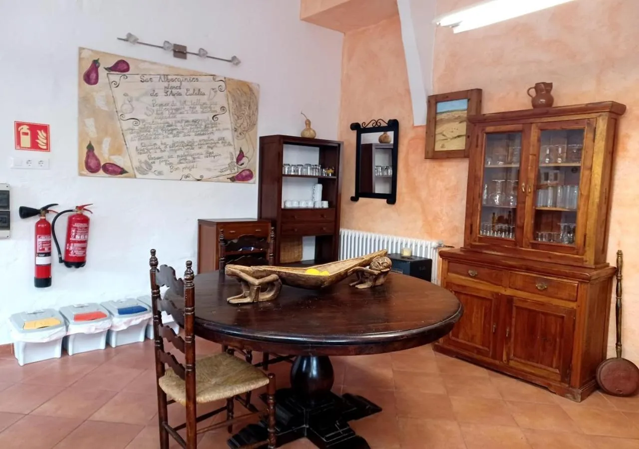 Communal kitchen in Agroturismo Matxani Gran