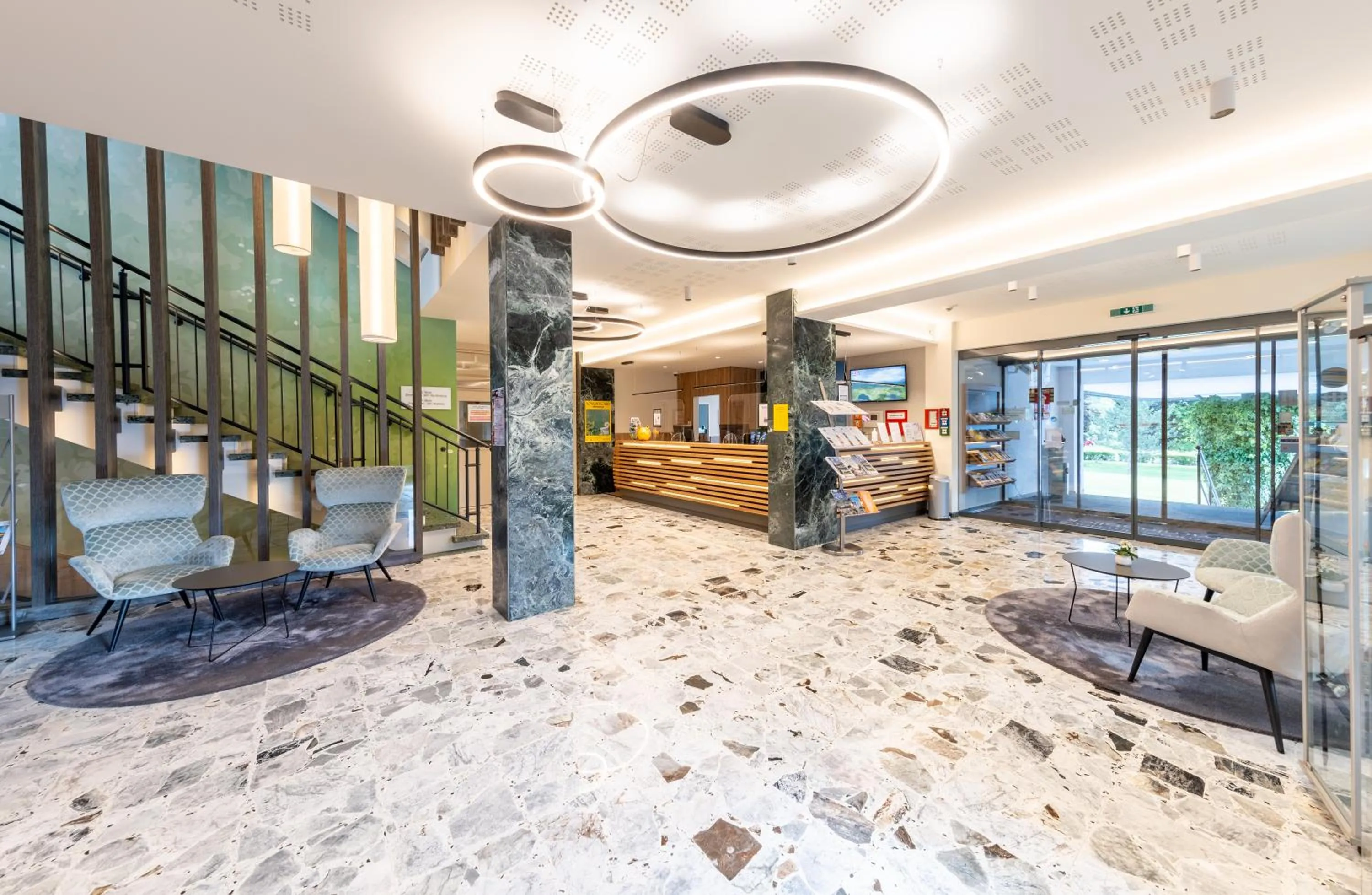 Lobby or reception in Hotel-Restaurant Grimmingblick