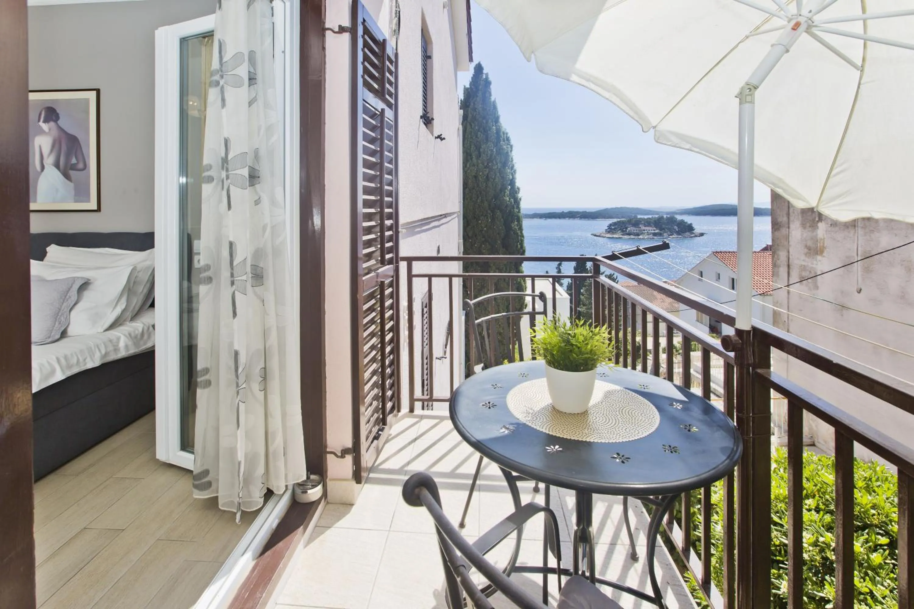Balcony/Terrace in Villa Milton Hvar