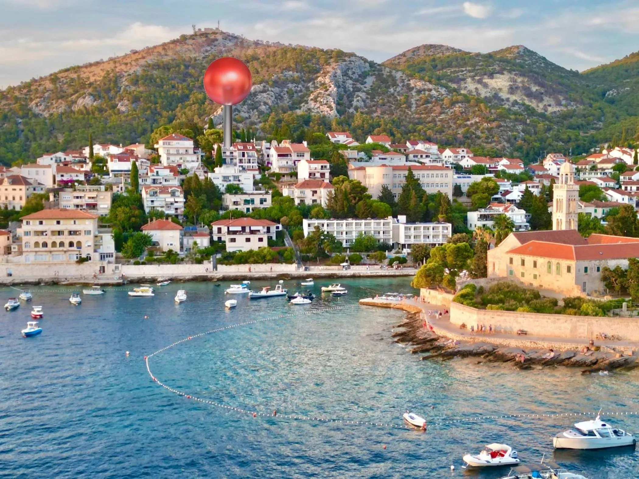 Natural landscape in Villa Milton Hvar