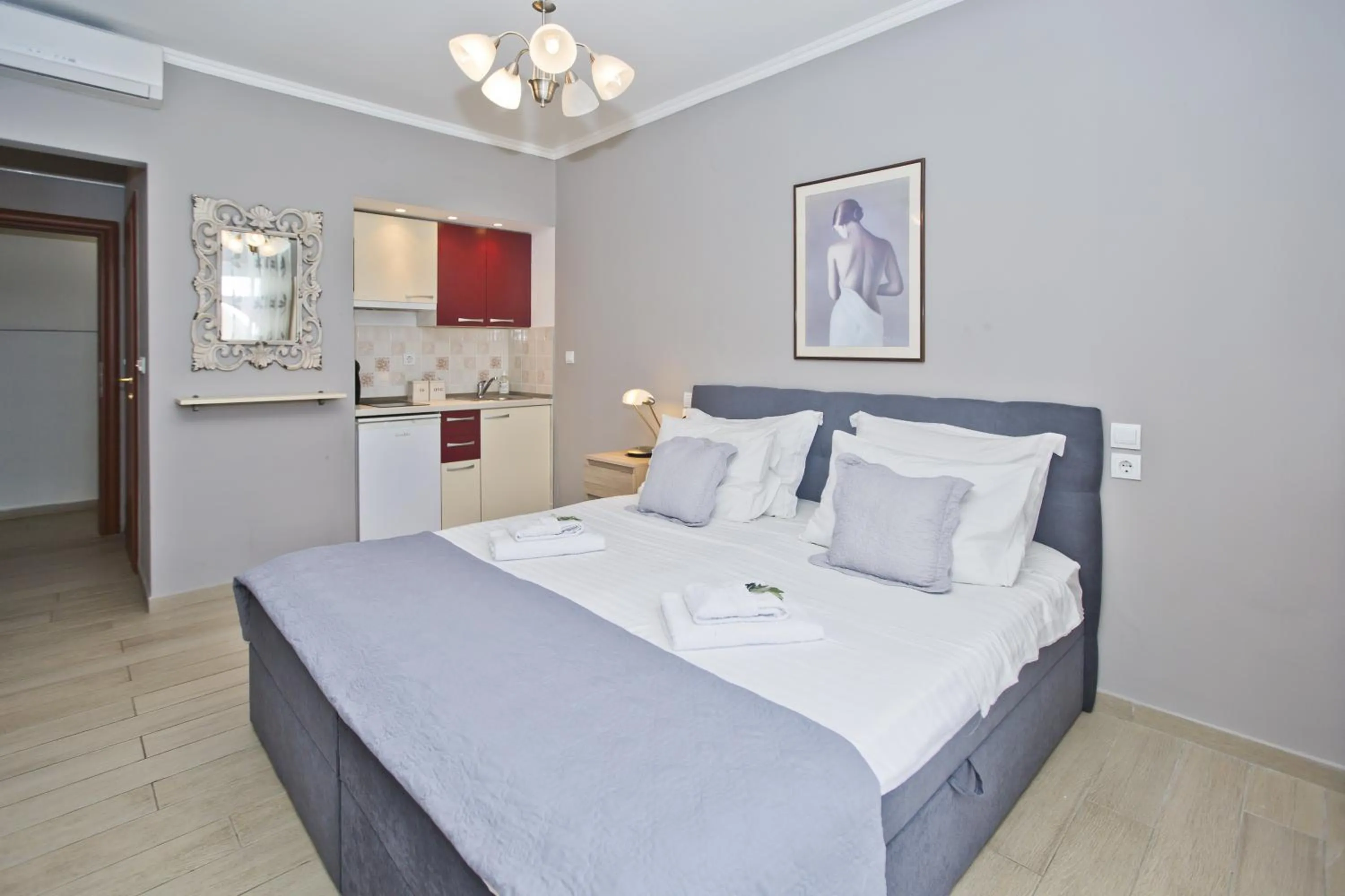 Kitchen or kitchenette, Bed in Villa Milton Hvar