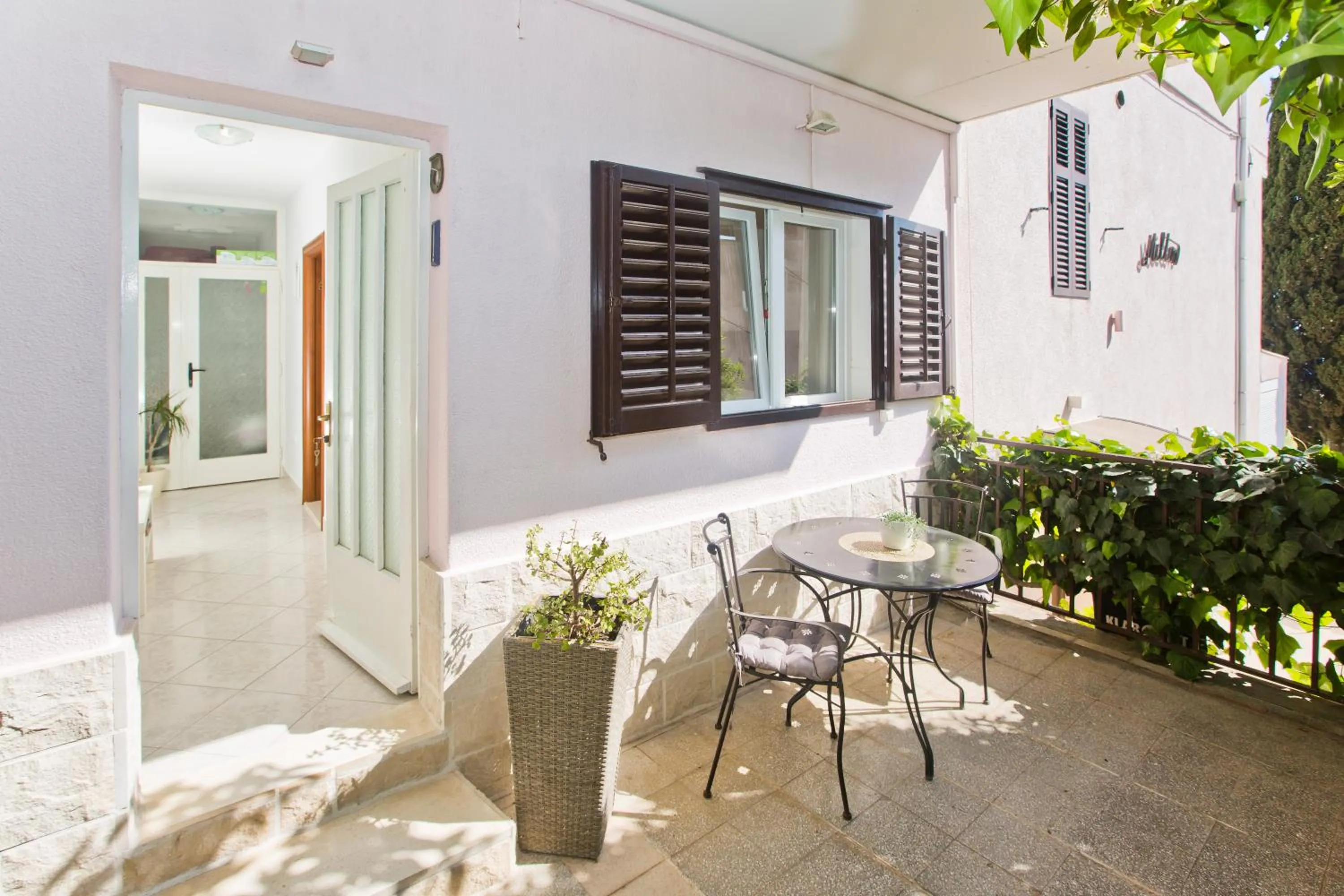 Balcony/Terrace in Villa Milton Hvar