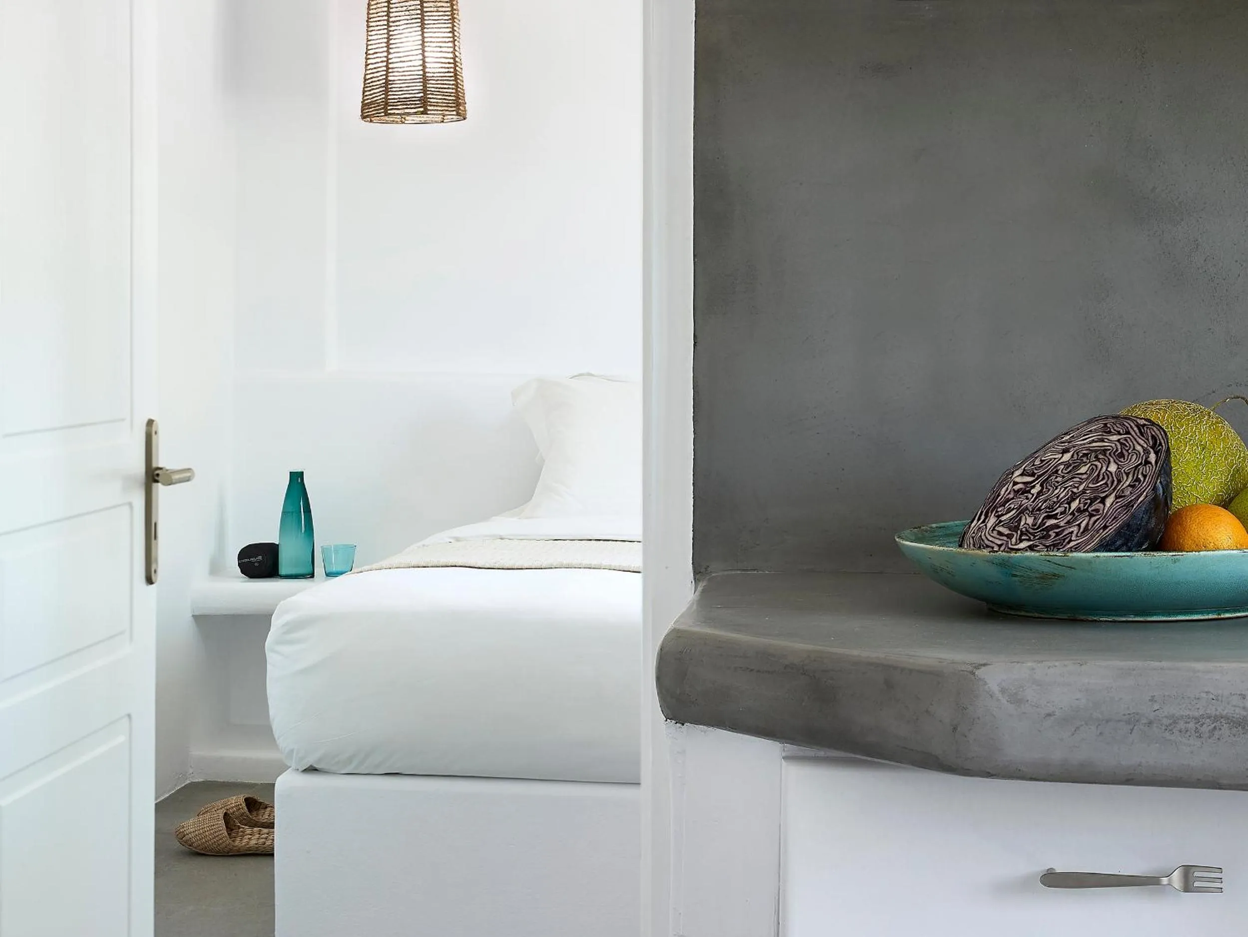 Kitchen or kitchenette in Delmar Apartments & Suites Milos - Delmar Collection