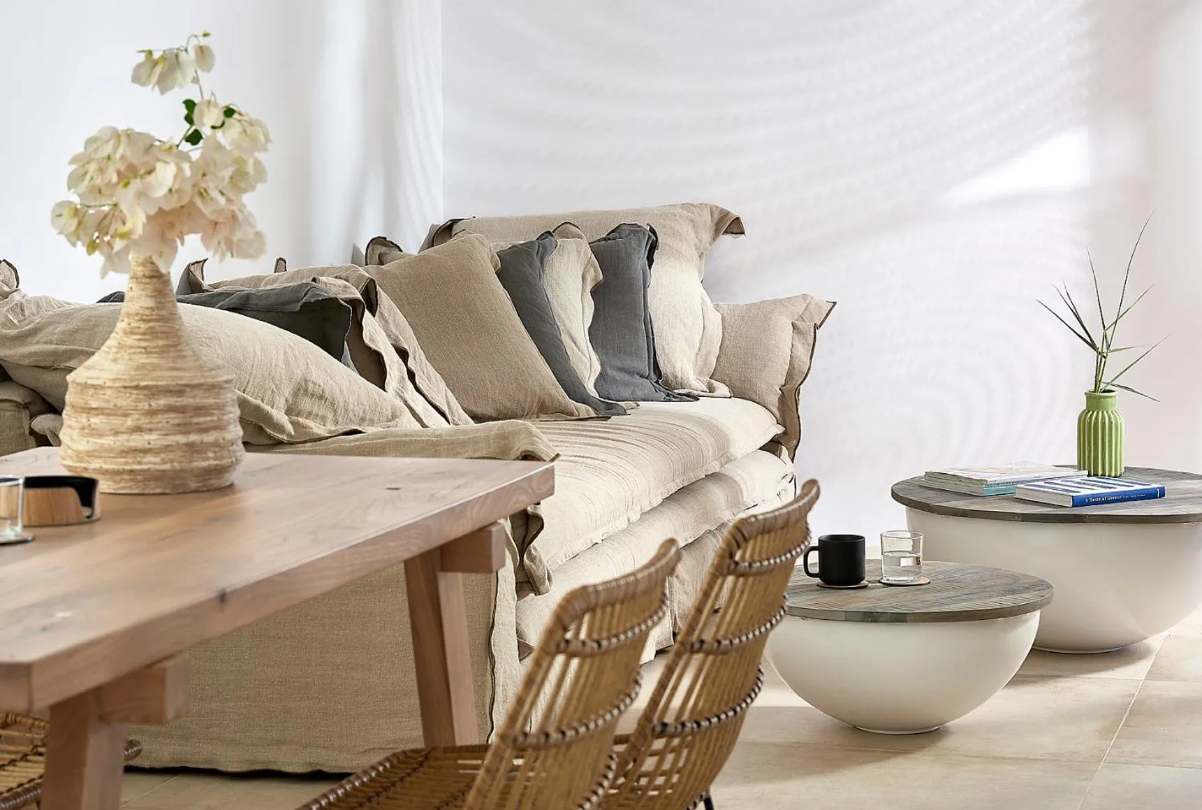 Living room in Delmar Apartments & Suites Milos - Delmar Collection