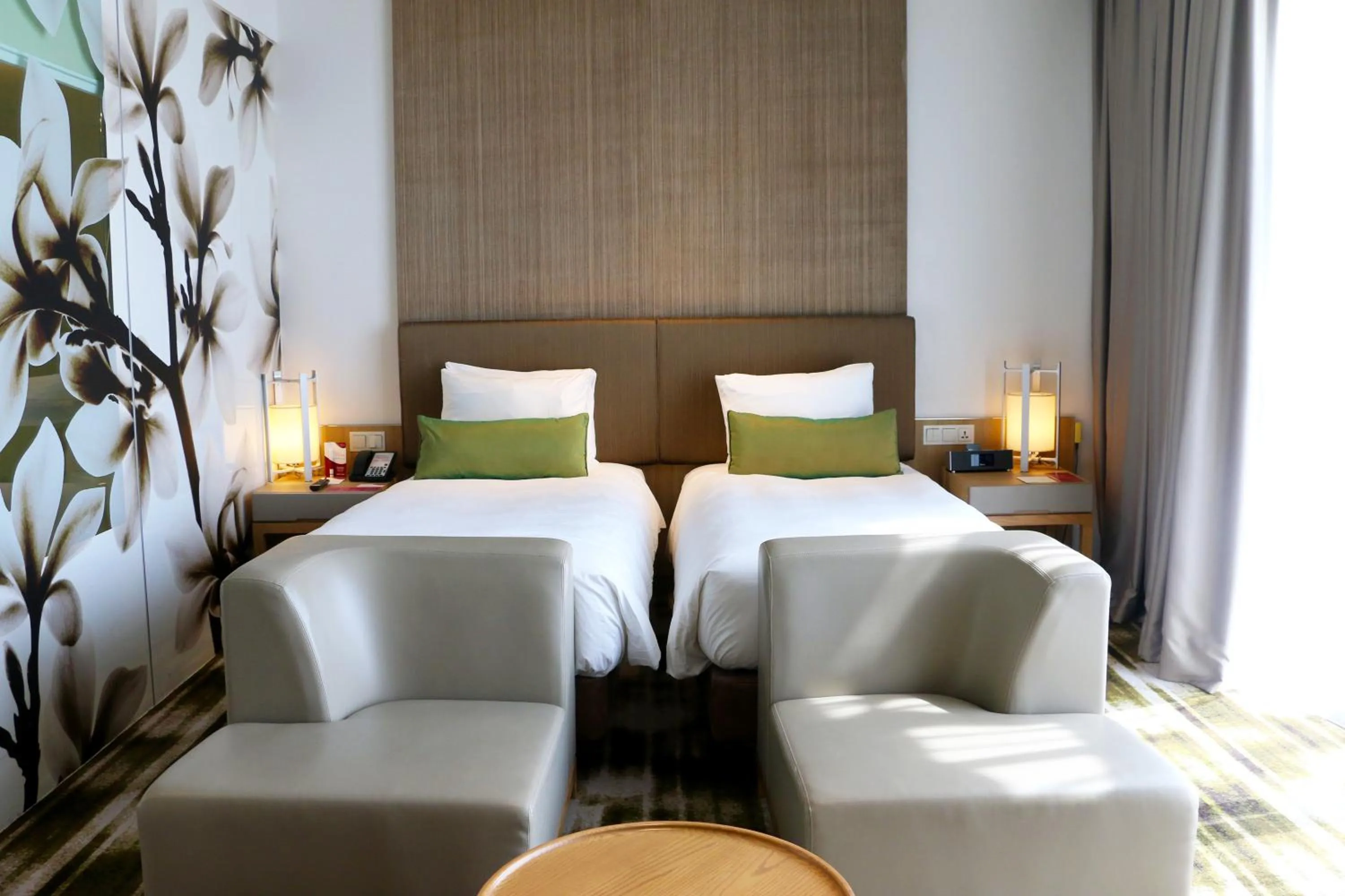 Bedroom, Bed in Crowne Plaza Changi Airport by IHG