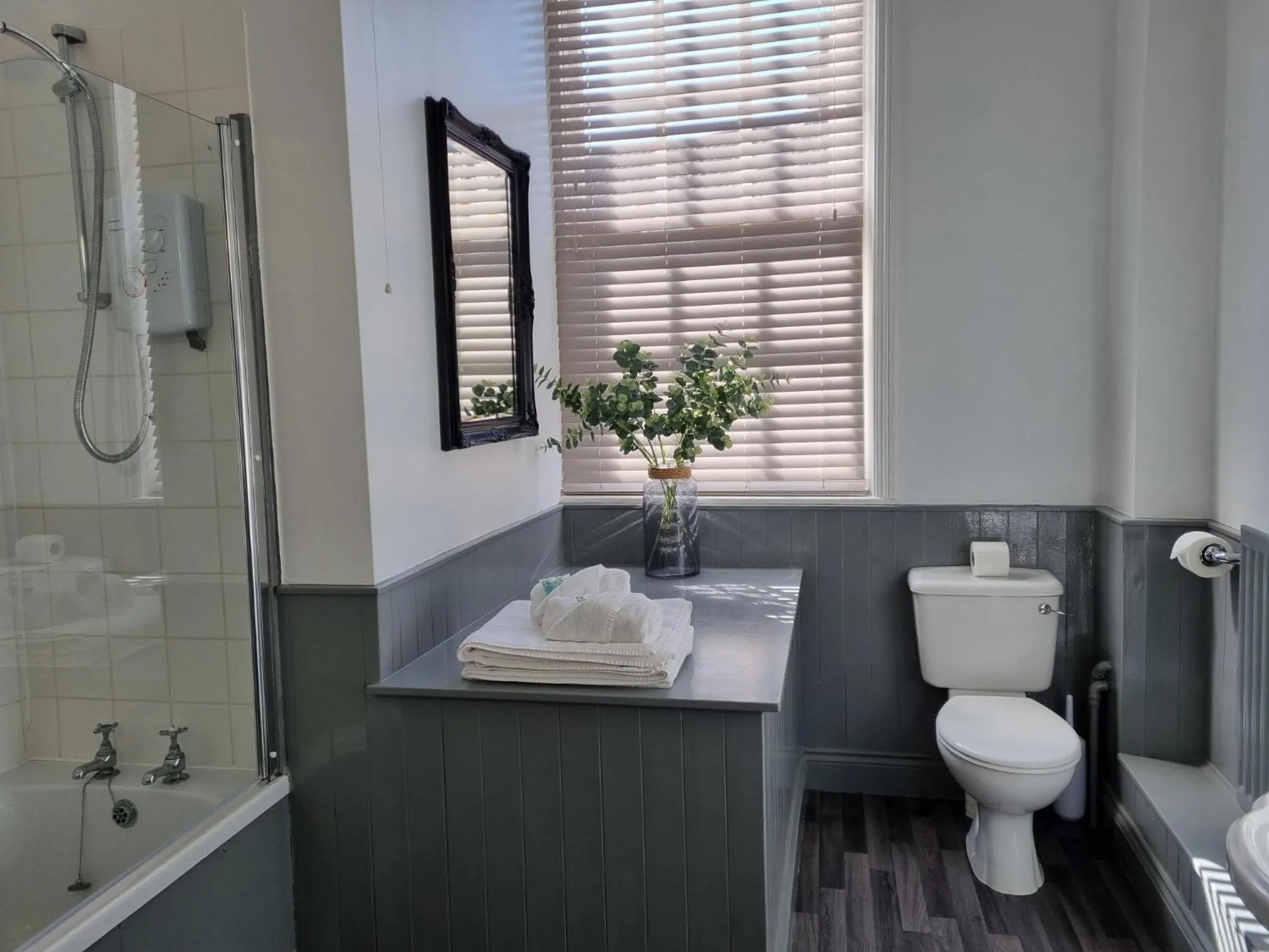 Bathroom in OYO The Leven