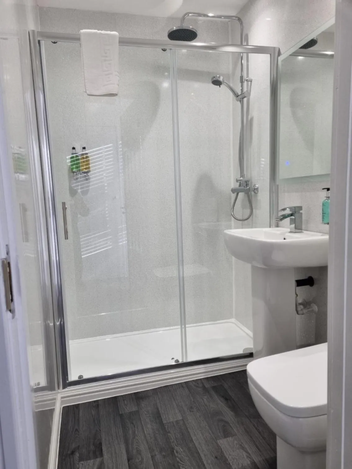 Bathroom in OYO The Leven