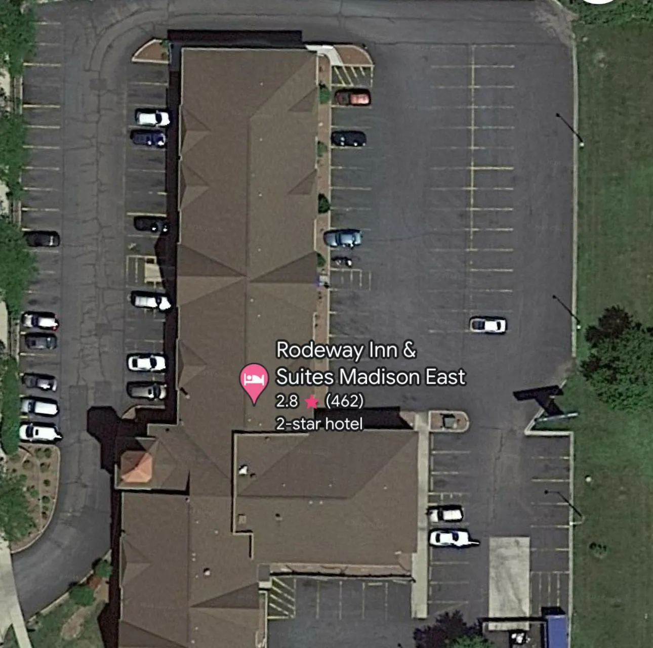 Bird's eye view in Rodeway Inn & Suites Madison East