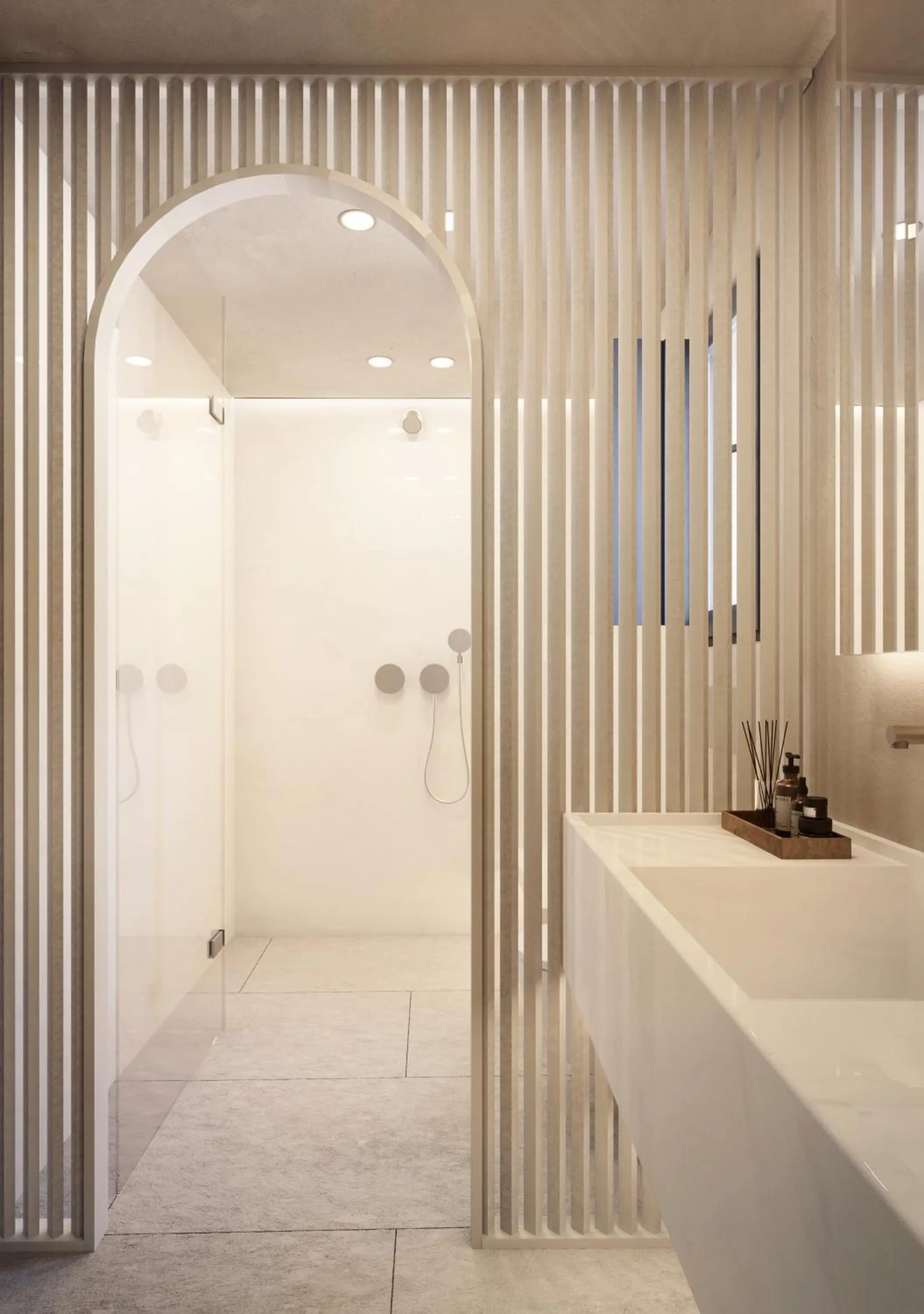 Shower in Anastasia Resort by Spilia