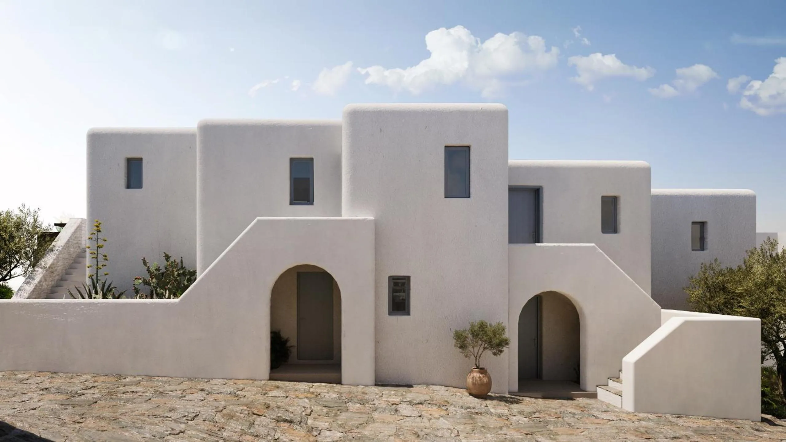 Property building in Anastasia Resort by Spilia